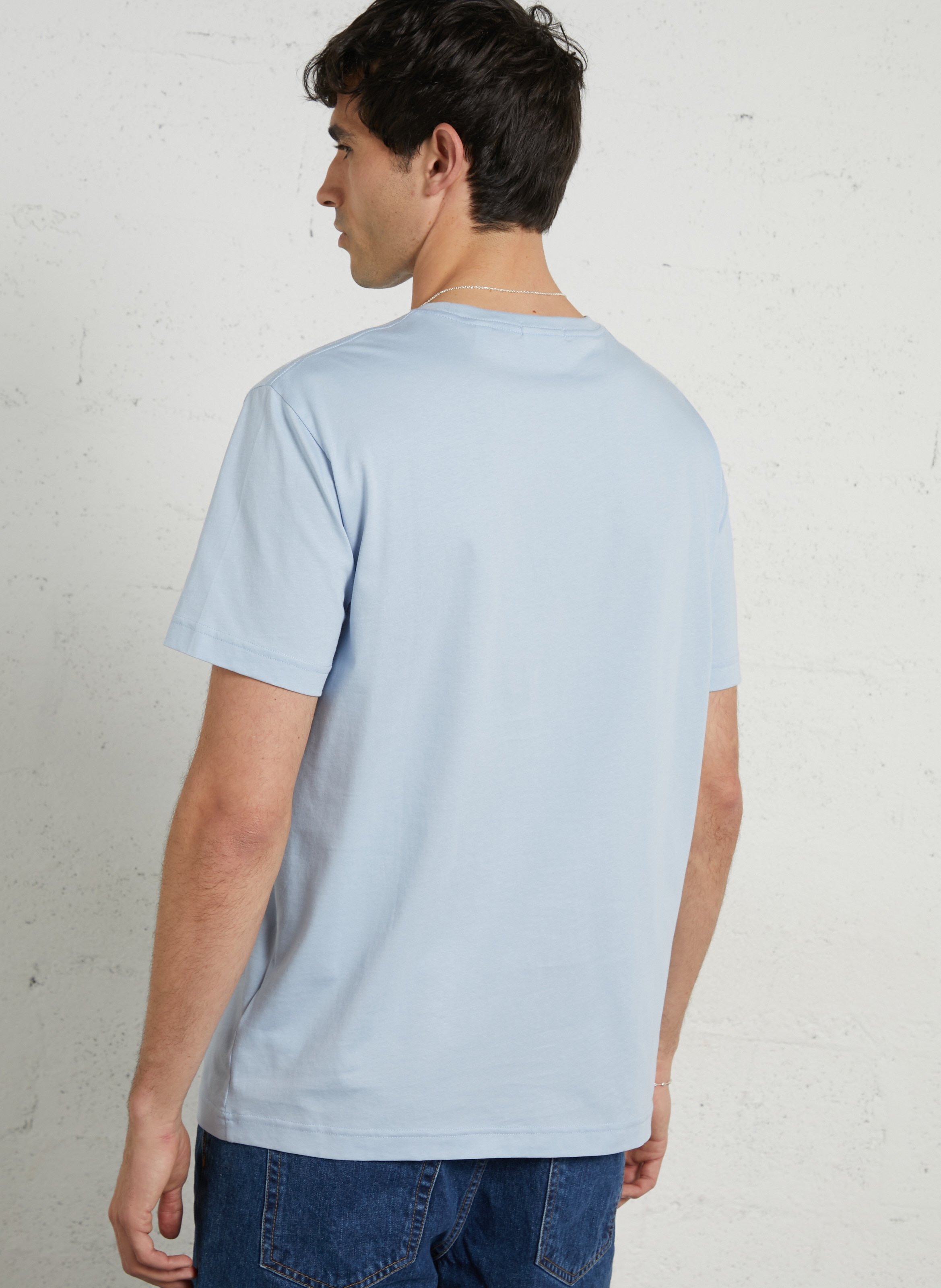Tee-shirt en coton col rond GANT Bleu