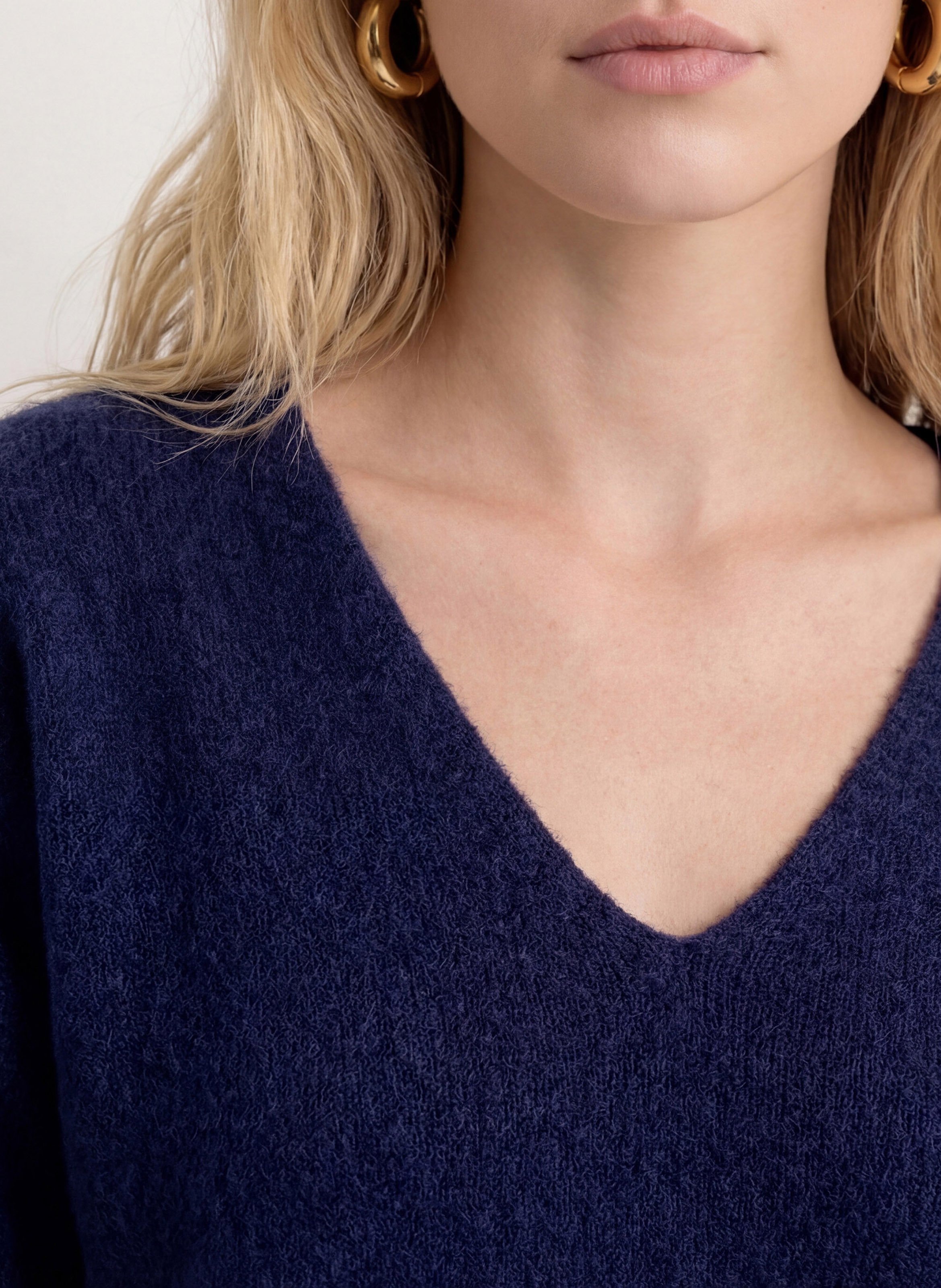 Pullover mit V-Ausschnitt KOOKAI Blau