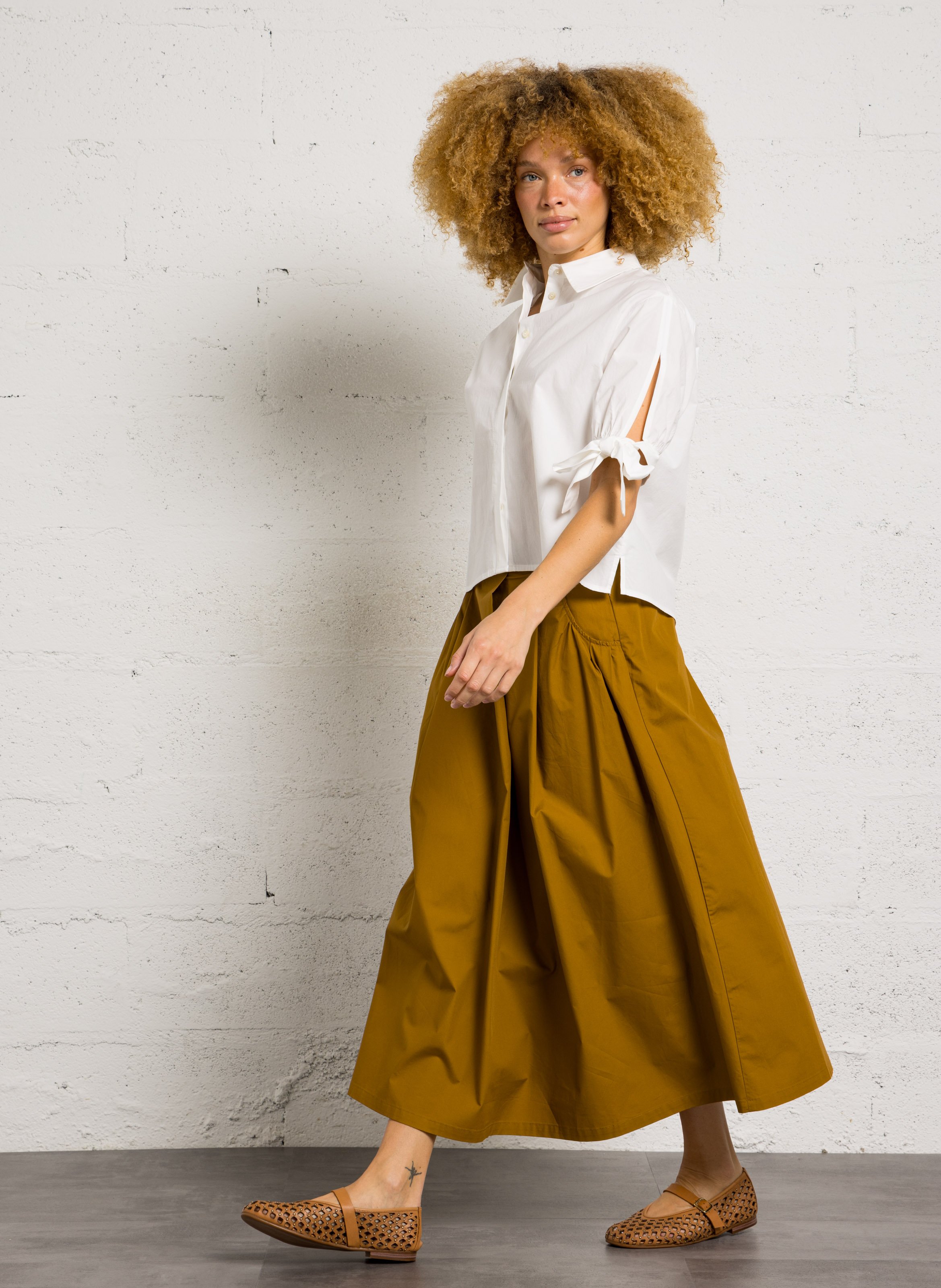 Capri plain oversized shirt JC SOPHIE White