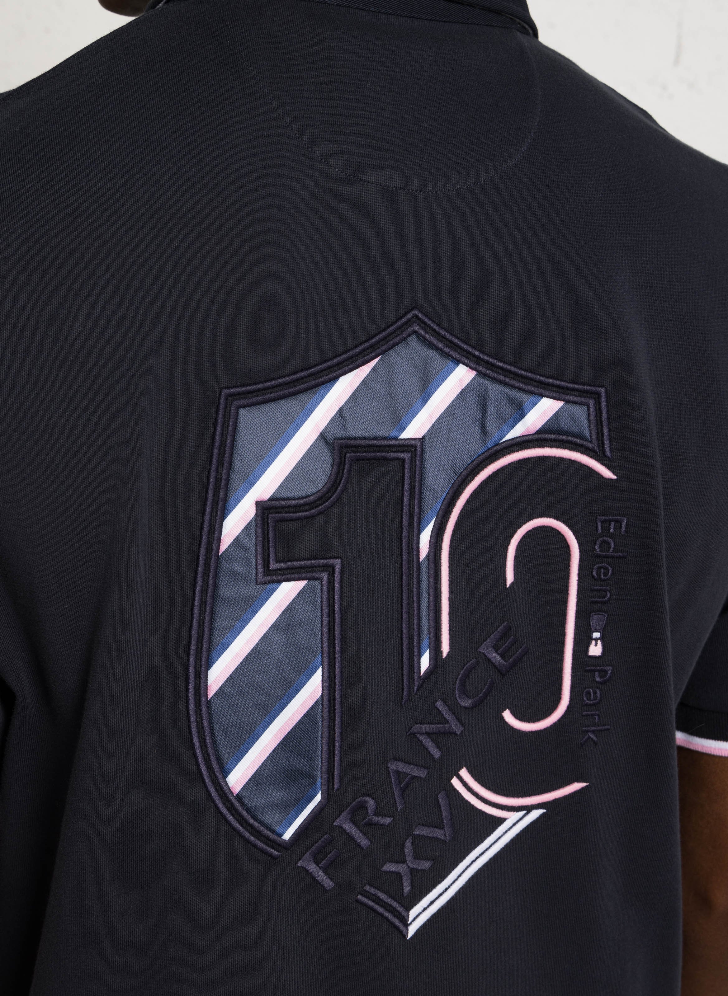 Polo manches courtes en coton EDEN PARK Bleu