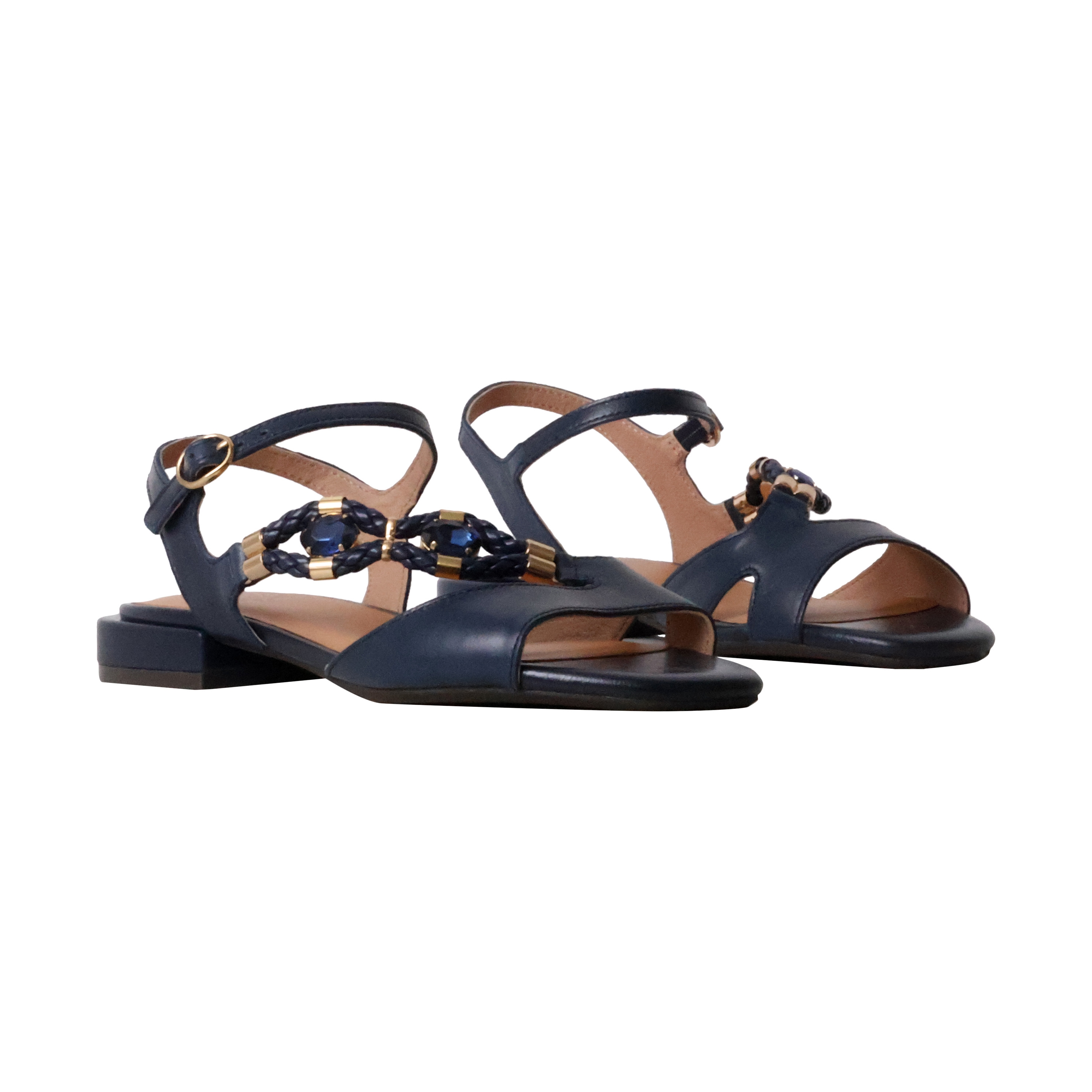 Sandales cuir   clemence EMILIE KARSTON Bleu