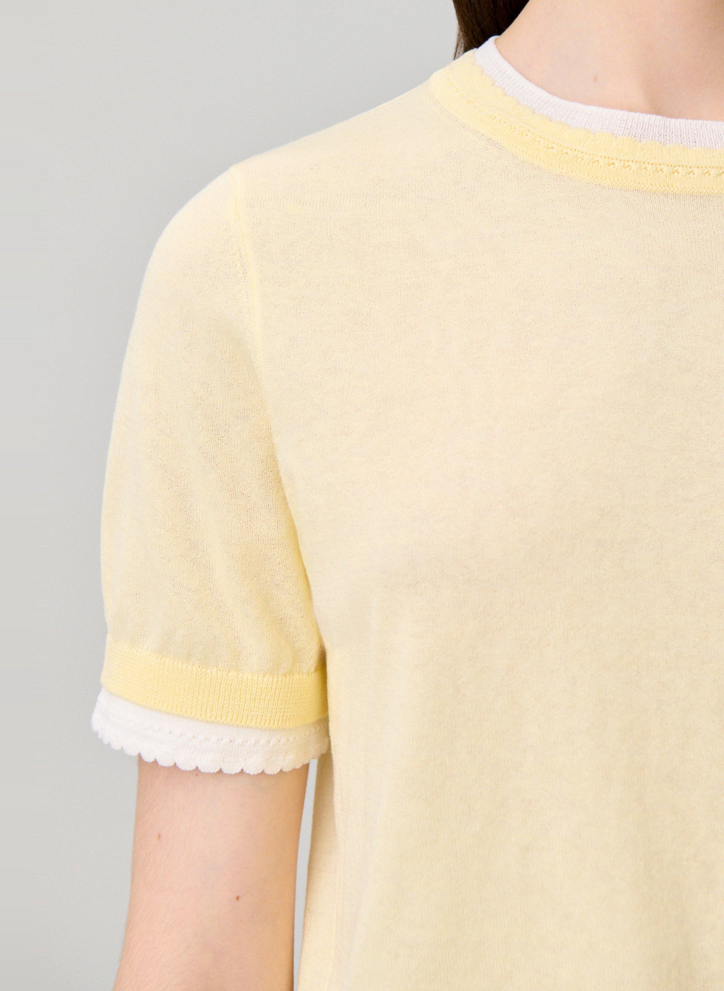 Rechte trui | katoenblend CLAUDIE PIERLOT Beige