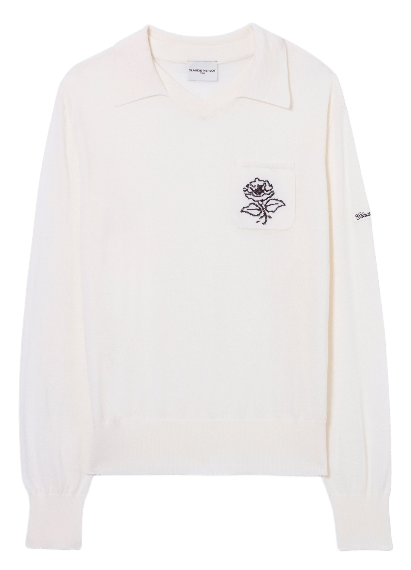 Pull droit en laine  CLAUDIE PIERLOT Beige