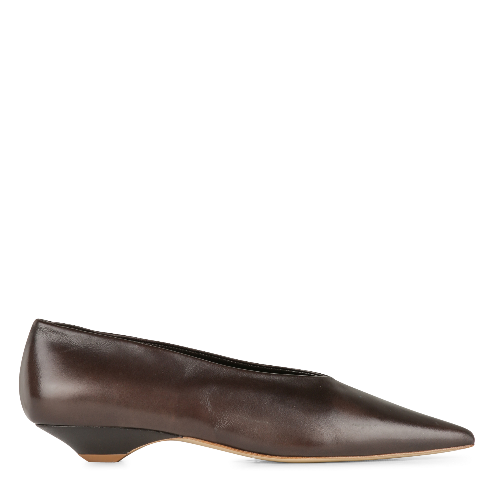 Escarpins en cuir AUGUSTA Marron