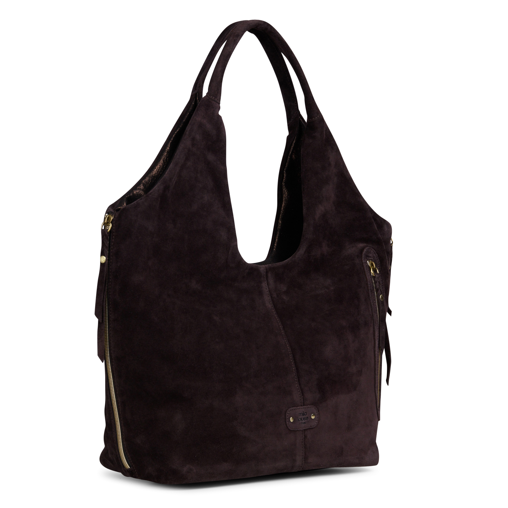 Leren tas  MILA LOUISE Bruin
