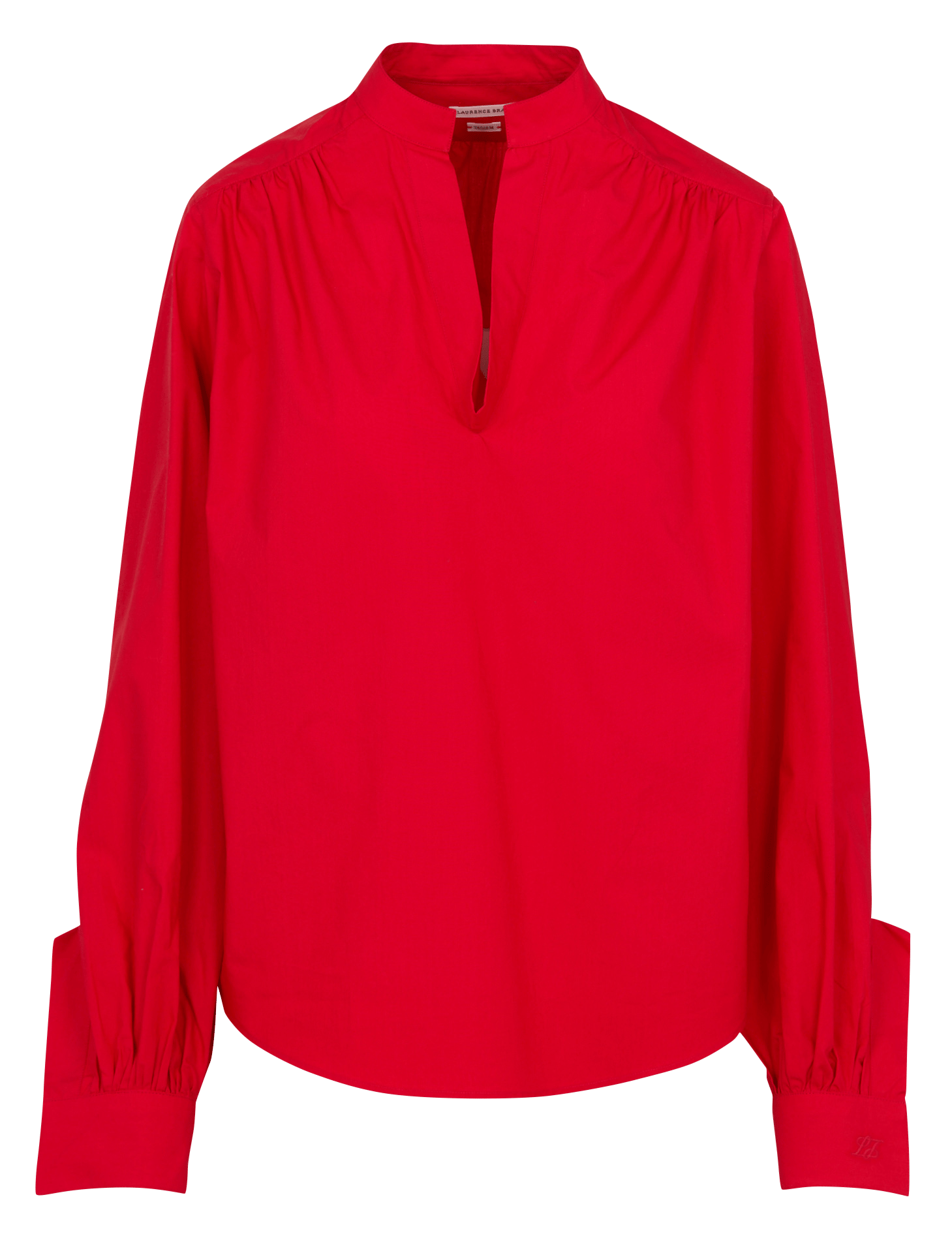 Blouse col tunisien unie LAURENCE BRAS
