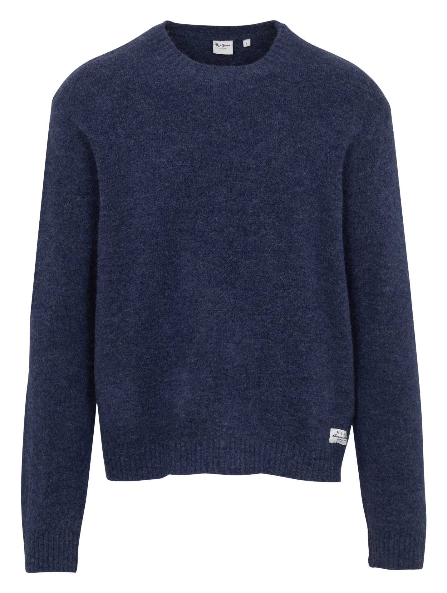Gerade geschnittener Rundhalspullover aus Strick-Mix PEPE JEANS