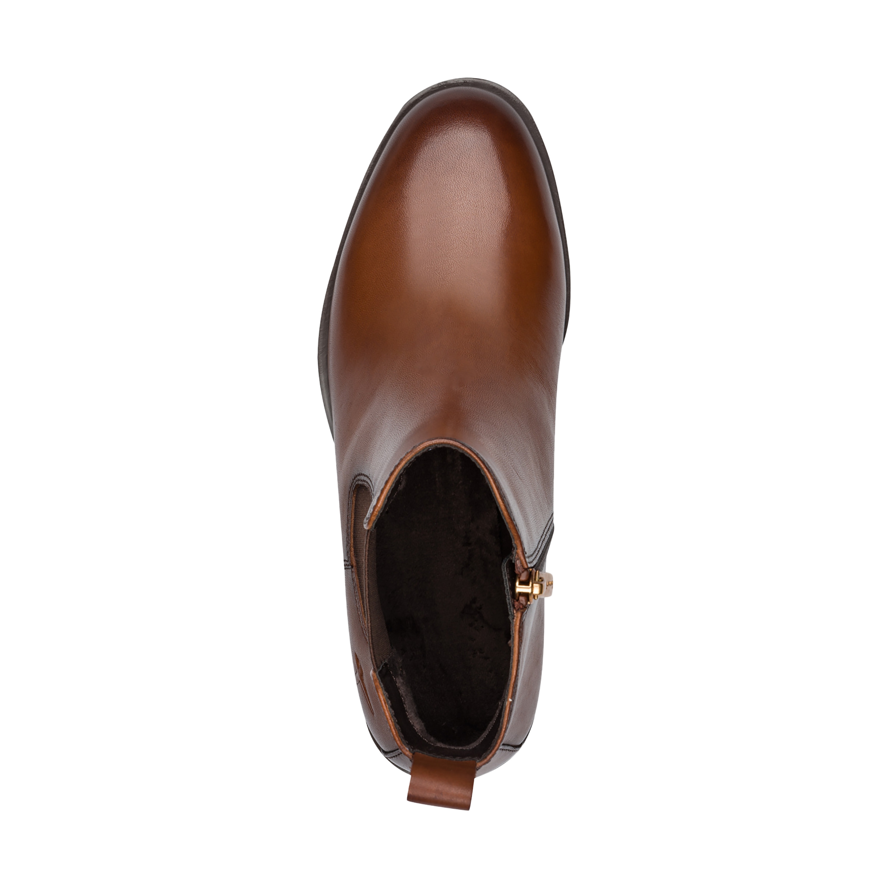 Leather ankle boot TAMARIS Brown