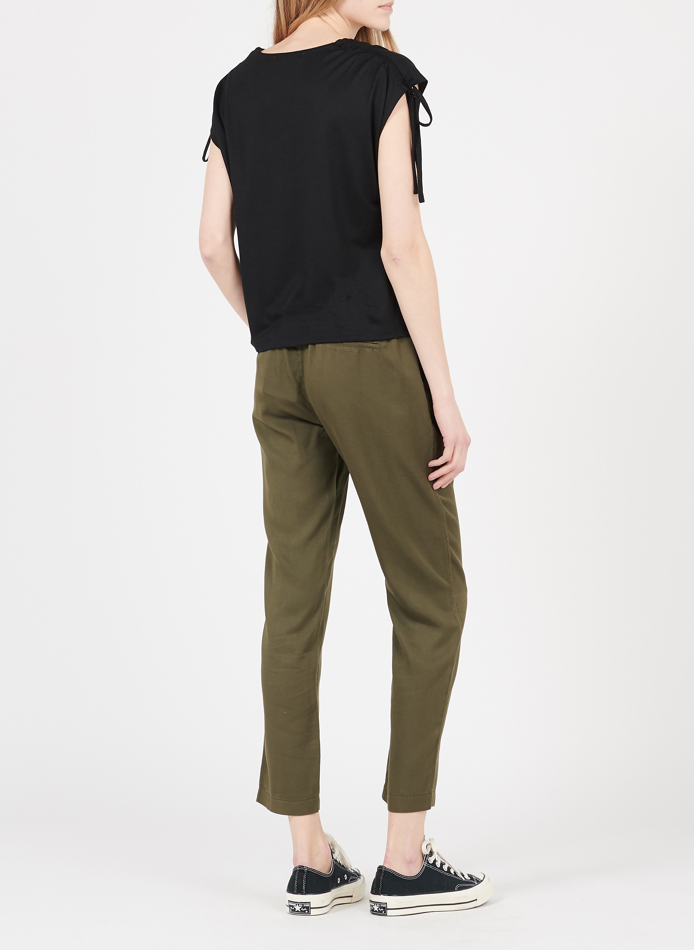 Pantalon droit 7/8ème LA FEE MARABOUTEE Vert