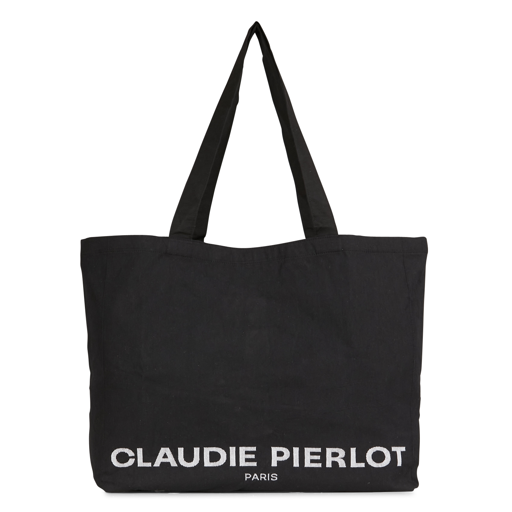 Sac cabas en coton recyclé  CLAUDIE PIERLOT Noir