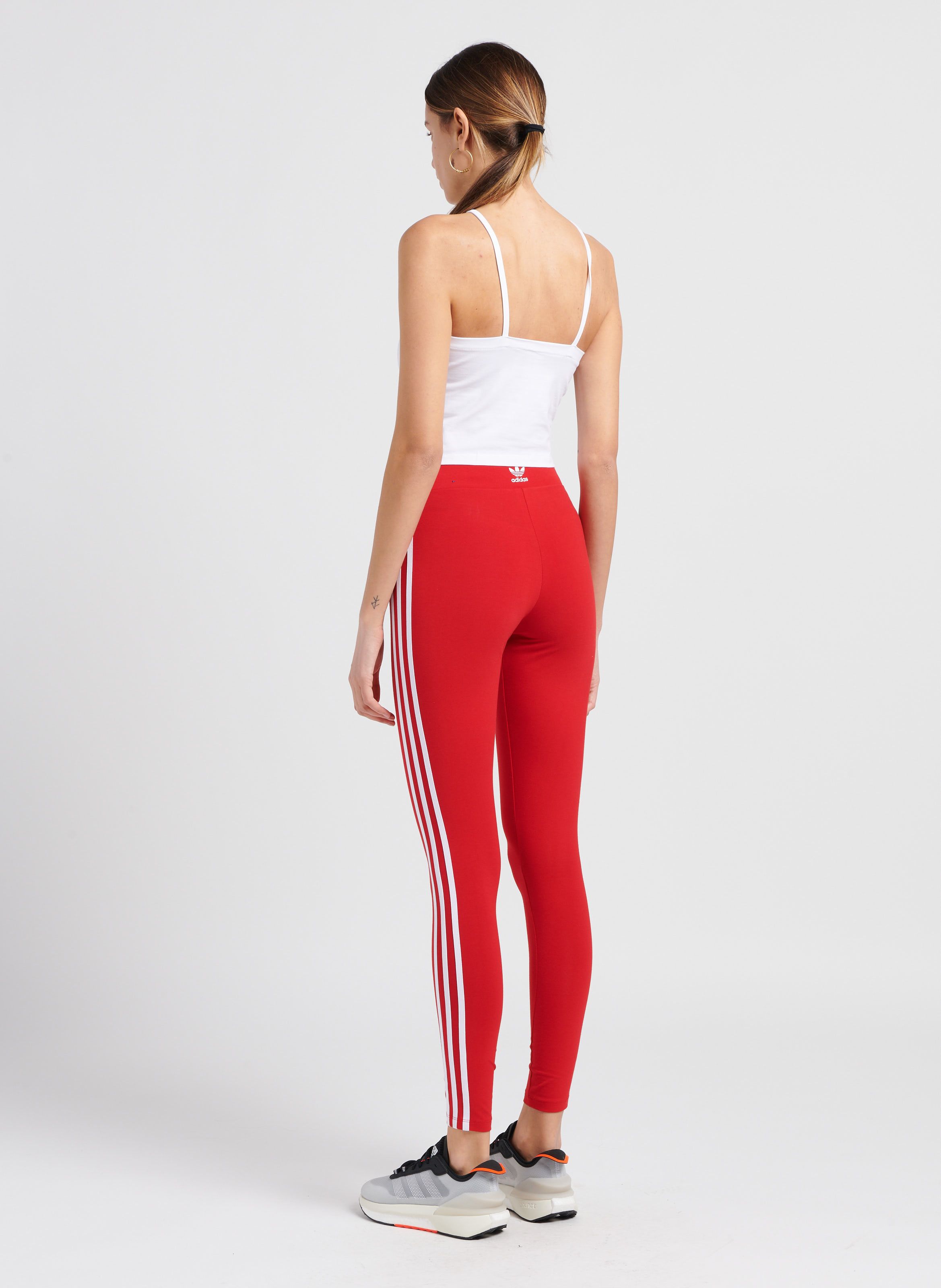 Red Cotton leggings