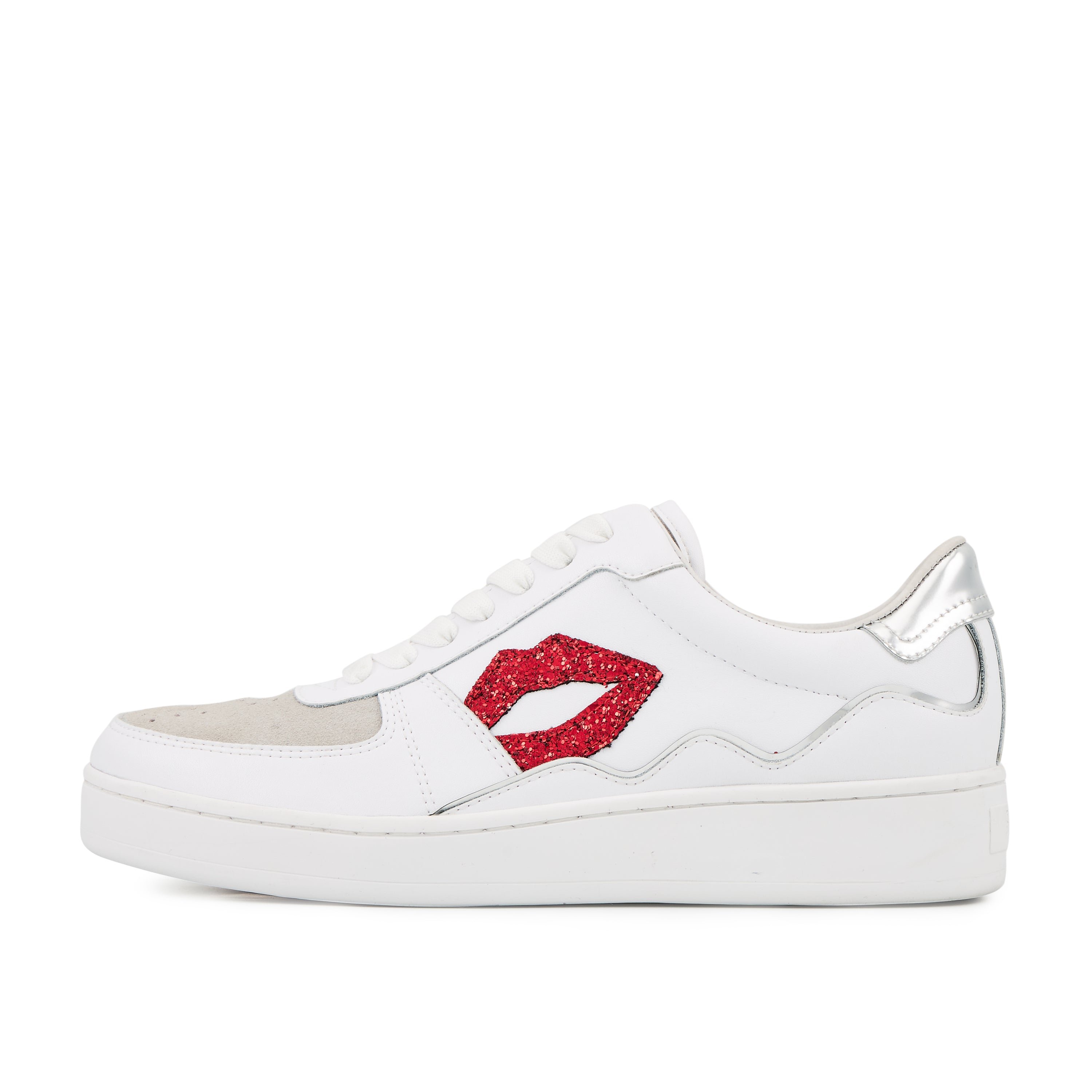 Sneakers en cuir Blanc