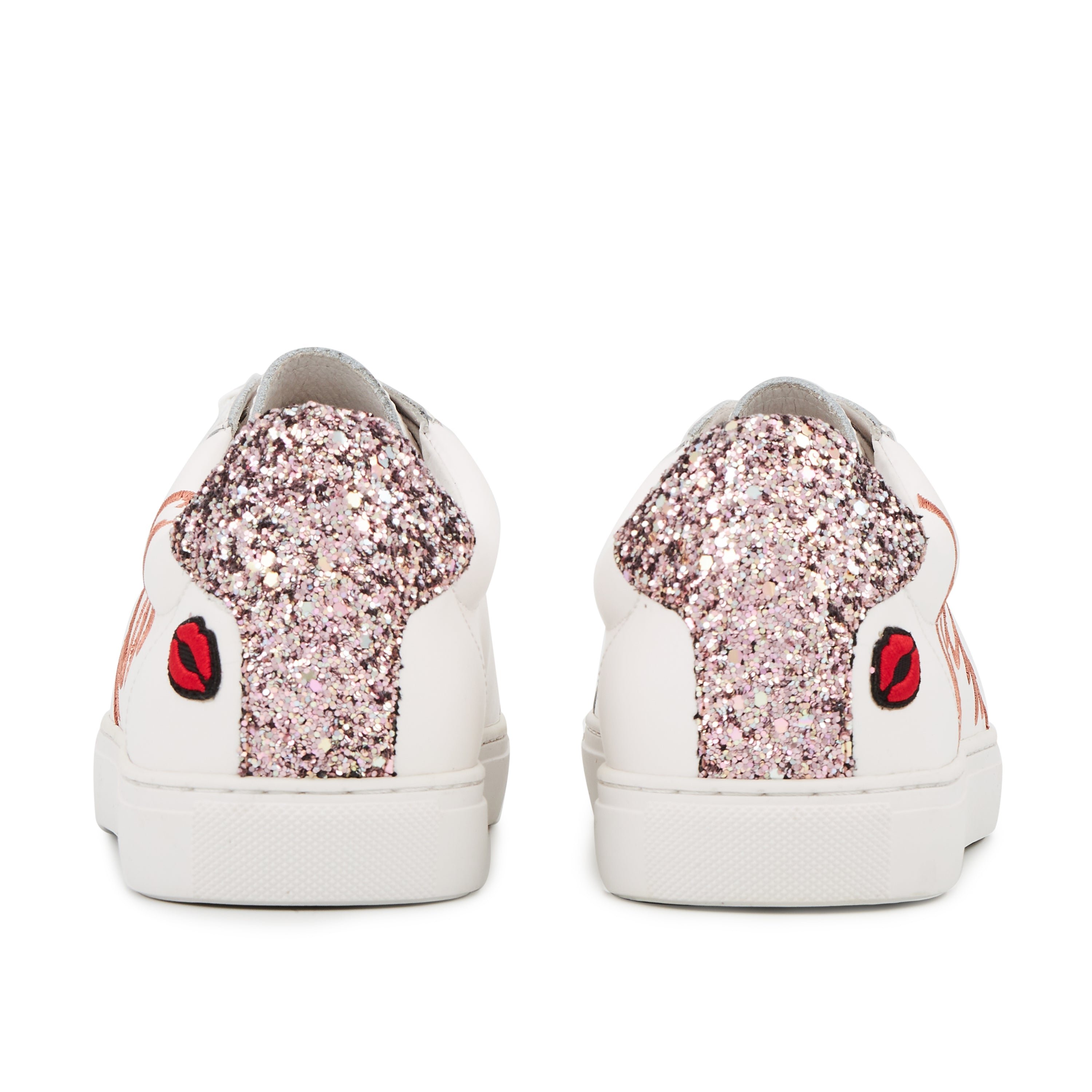 Leather sneakers BONS BAISERS PARIS White