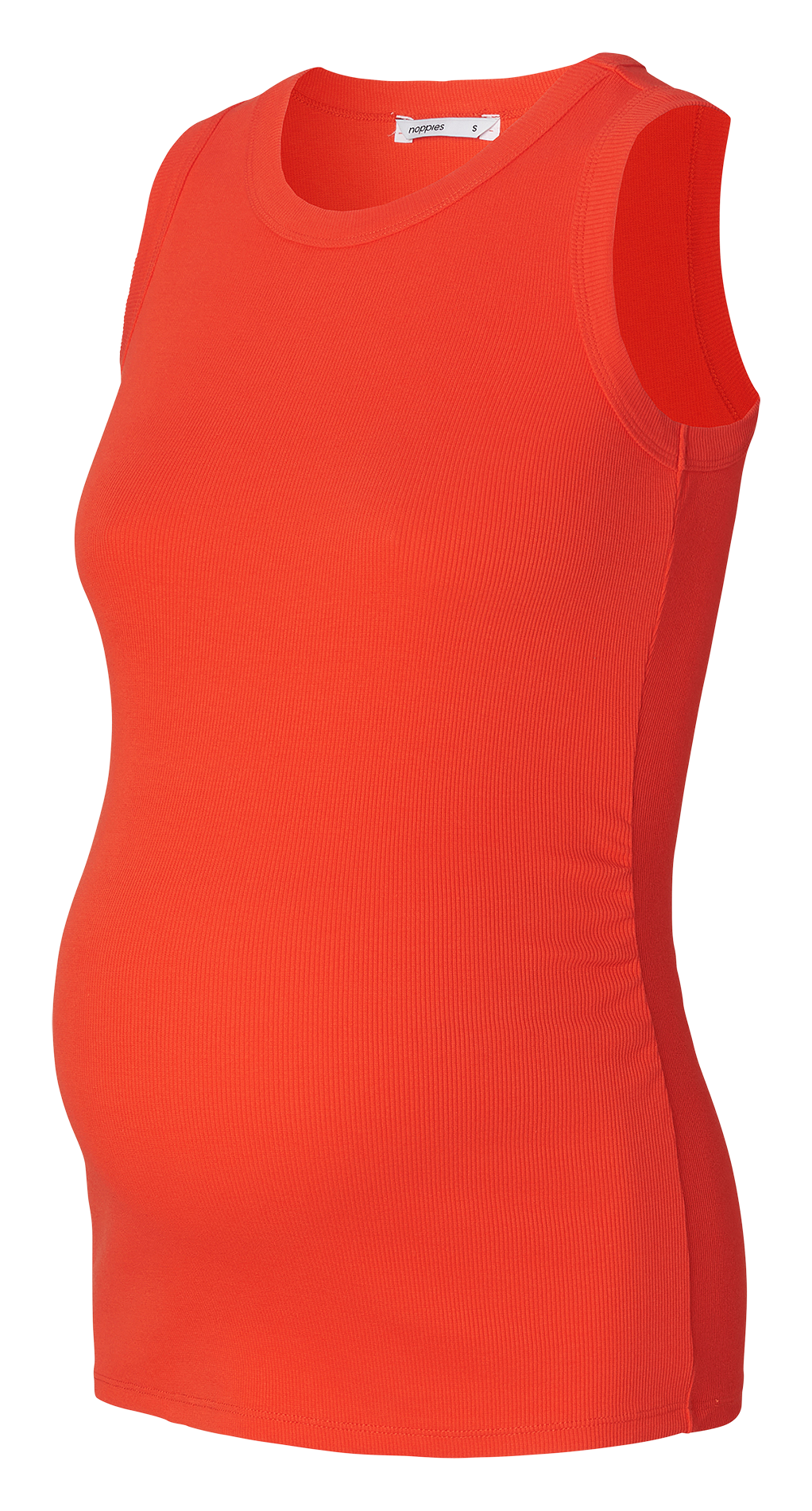 Débardeur côtelé en coton bio NOPPIES Rouge