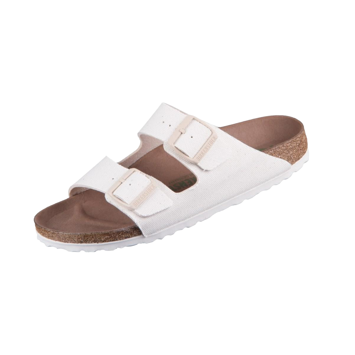 Faux leather sandals BIRKENSTOCK White