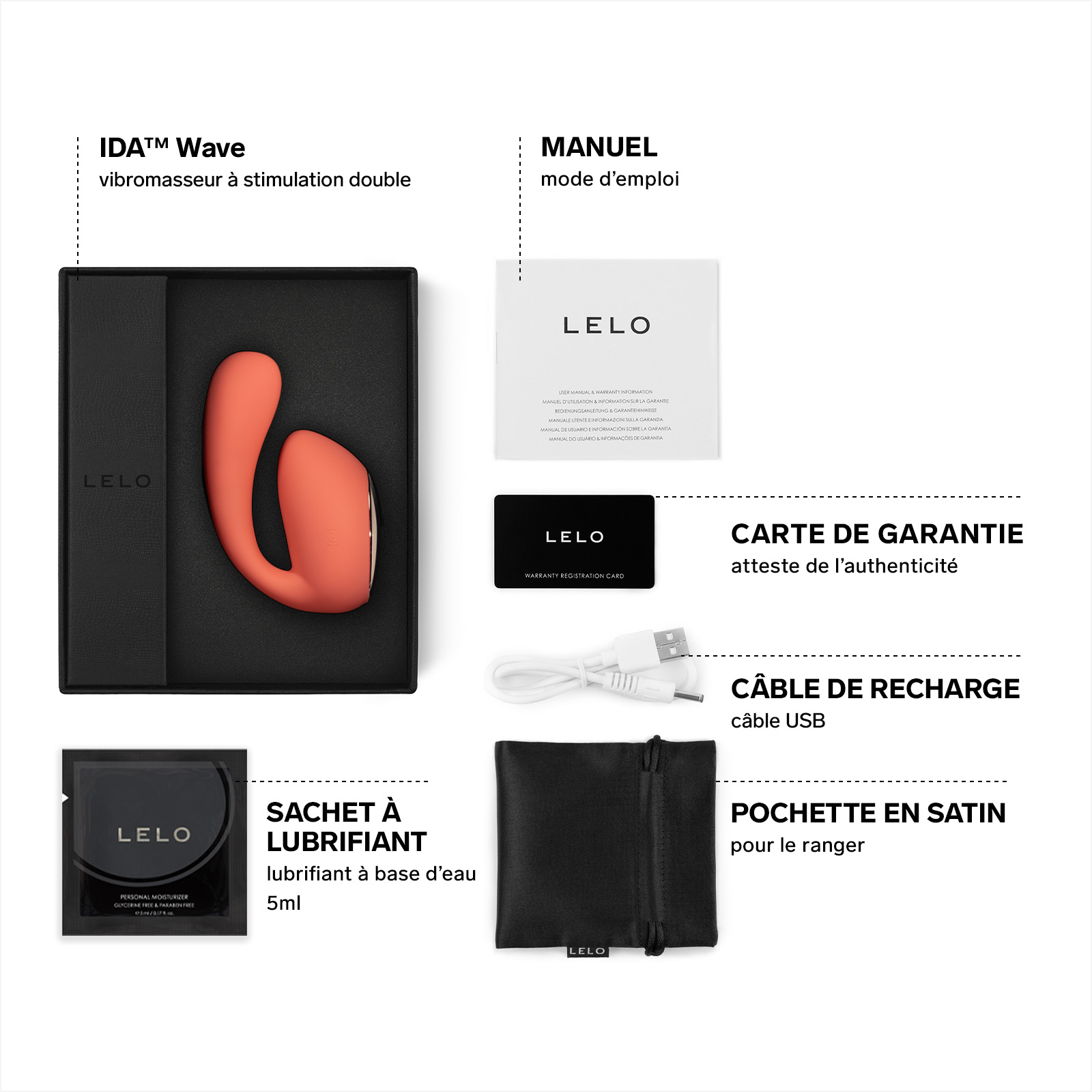 Clitoral stimulator and G-spot vibrator Rouge