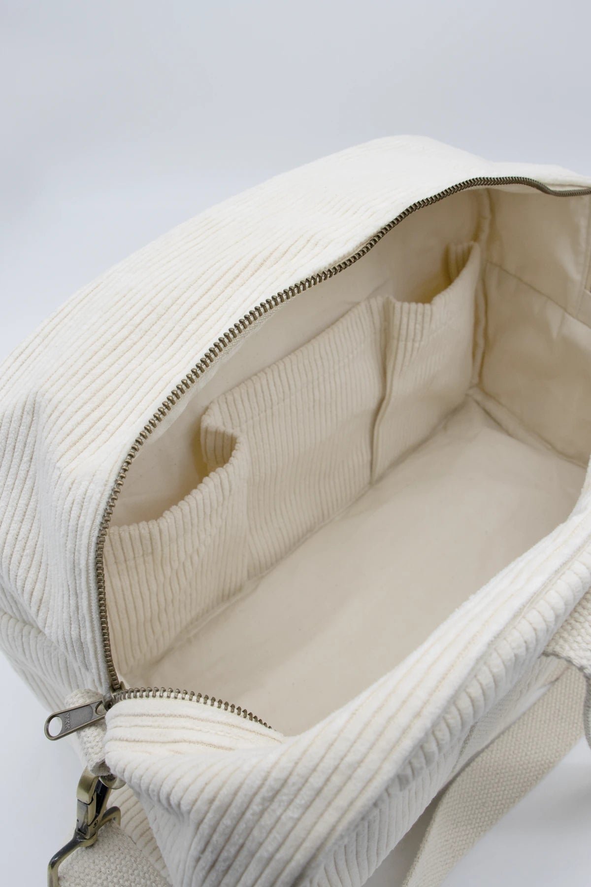 Cotton weekend bag HINDBAG White