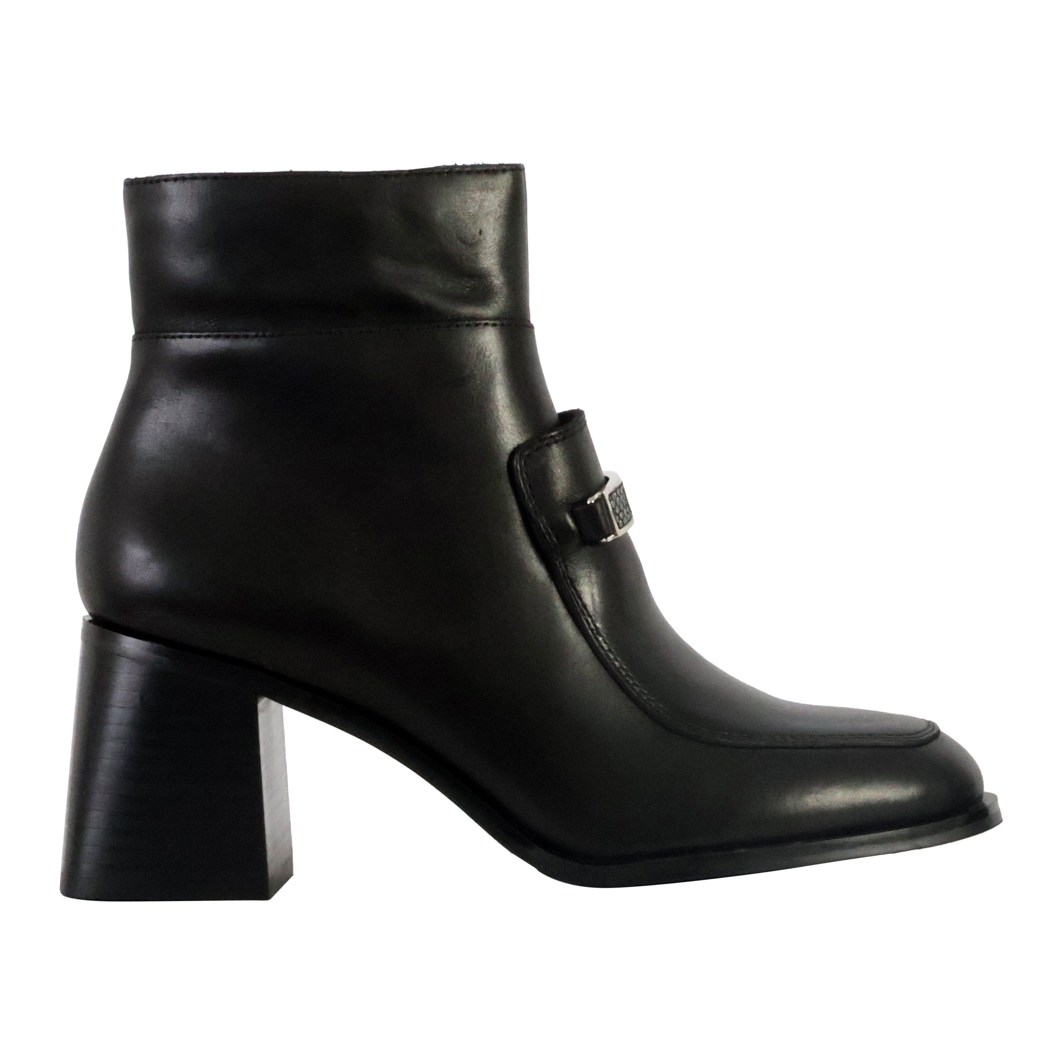 Viana leather ankle boot EMILIE KARSTON Black