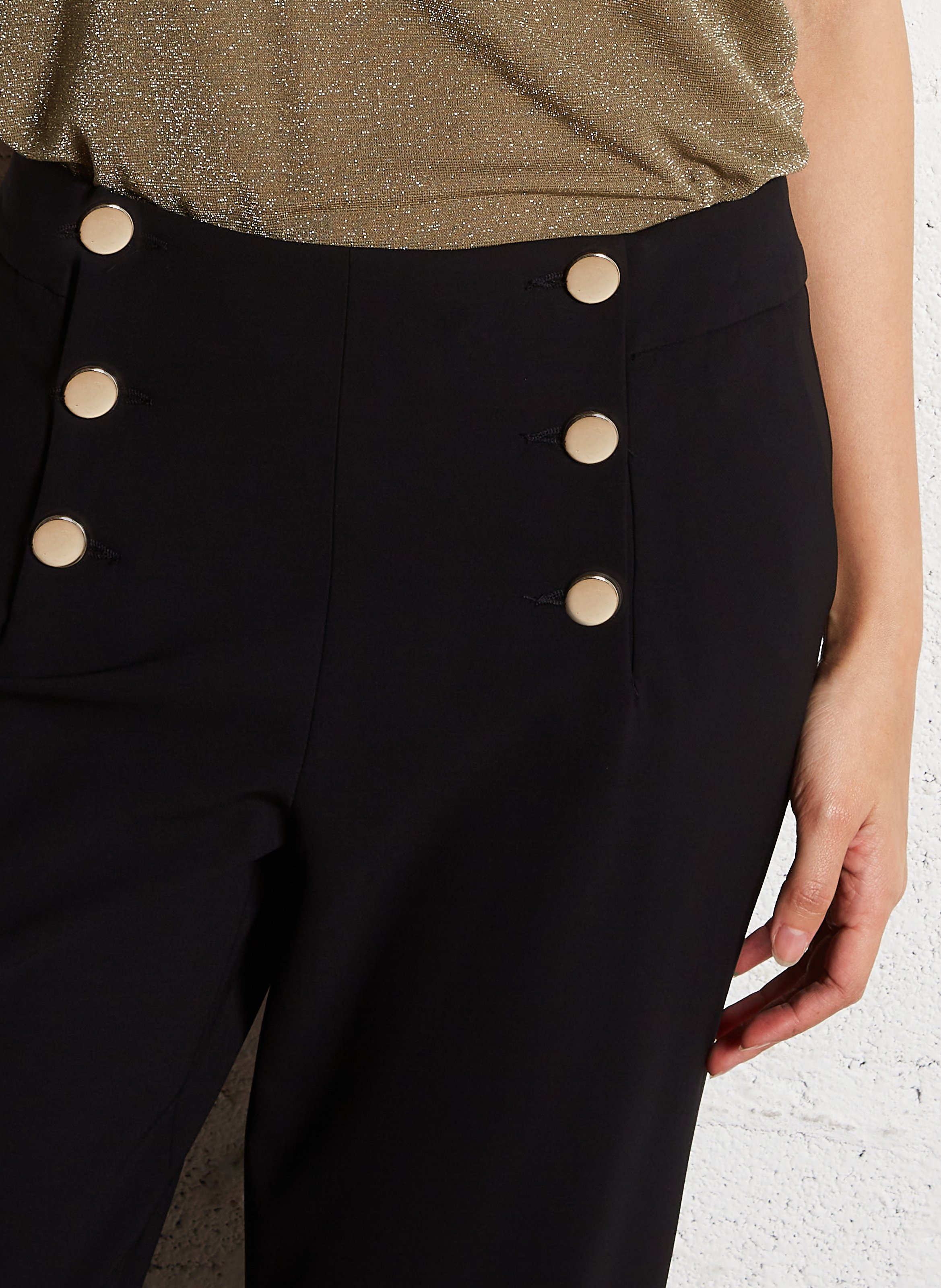 Straight-leg pants MAISON 123 Black