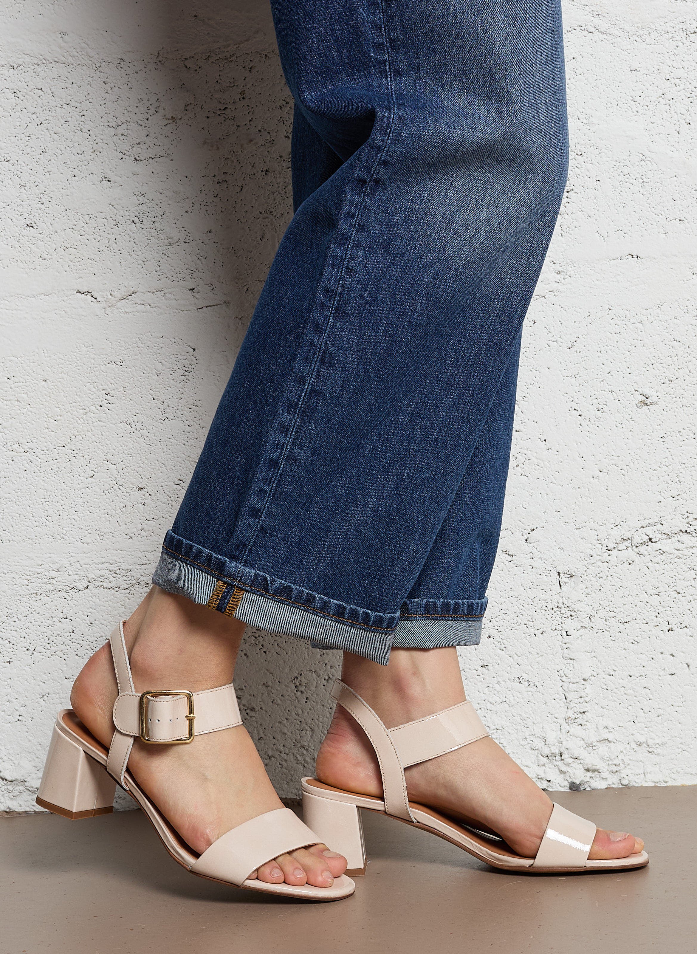 Alice - Ledersandalen mit Absatz MAISON TOUFET Beige