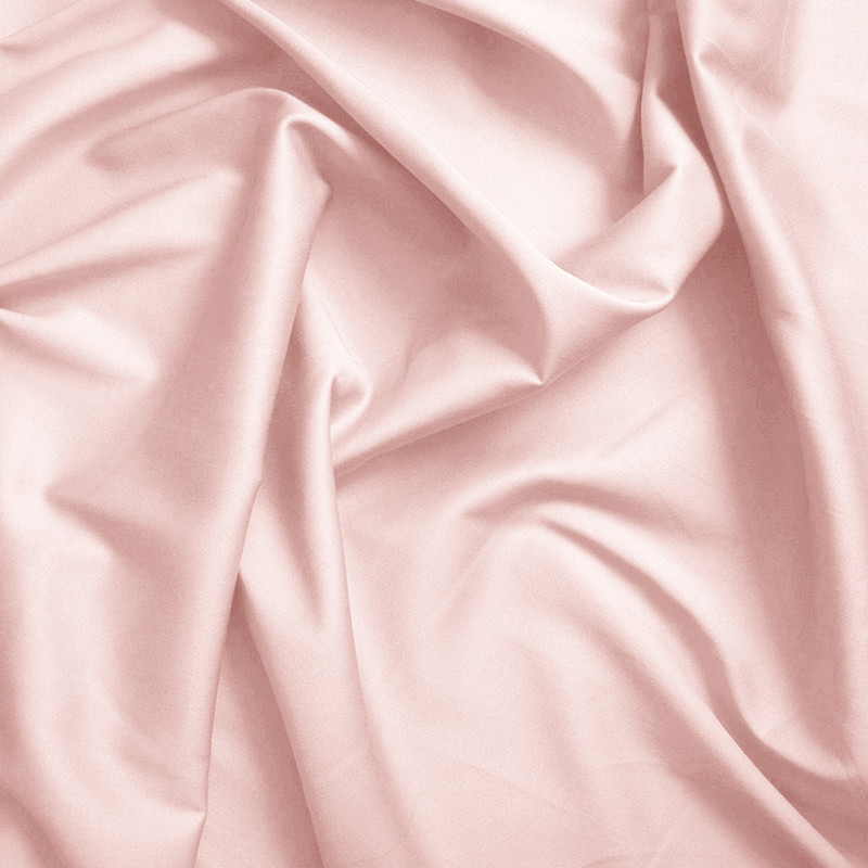 Flat sheet "premium" for single & double beds COTON PUR Pink