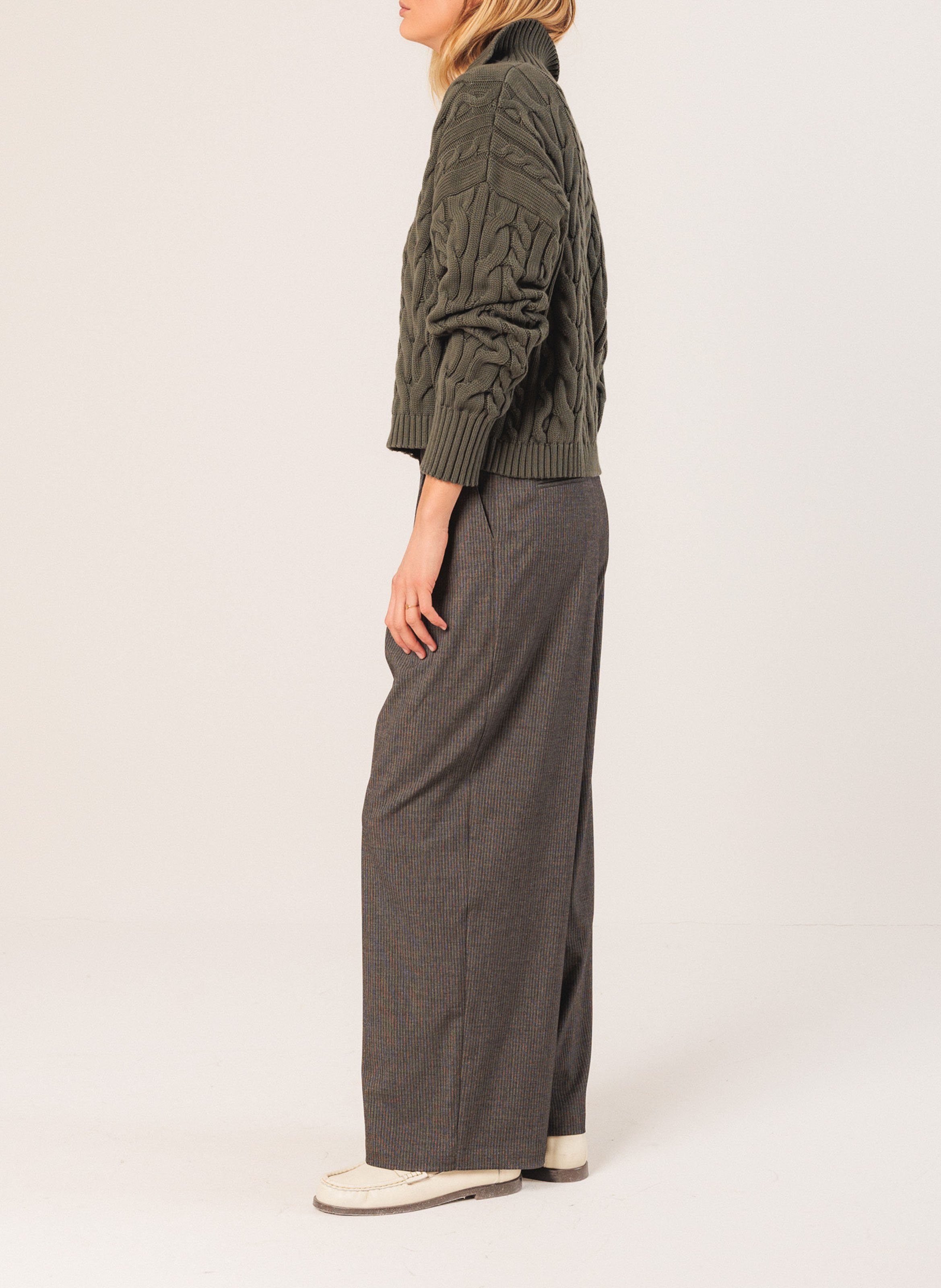 Wide trousers INDI & COLD Silver