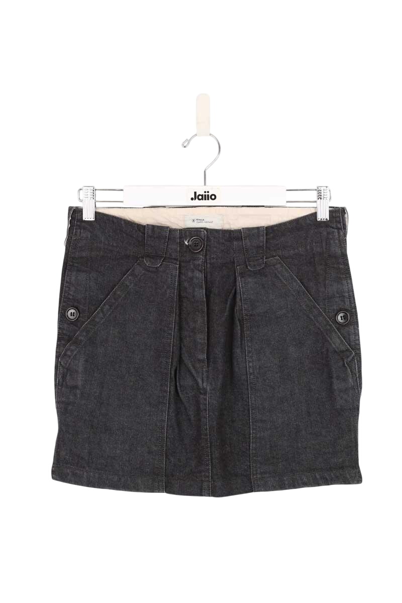 Mini jupe en coton ISABEL MARANT ÉTOILE - SECONDE MAIN Noir