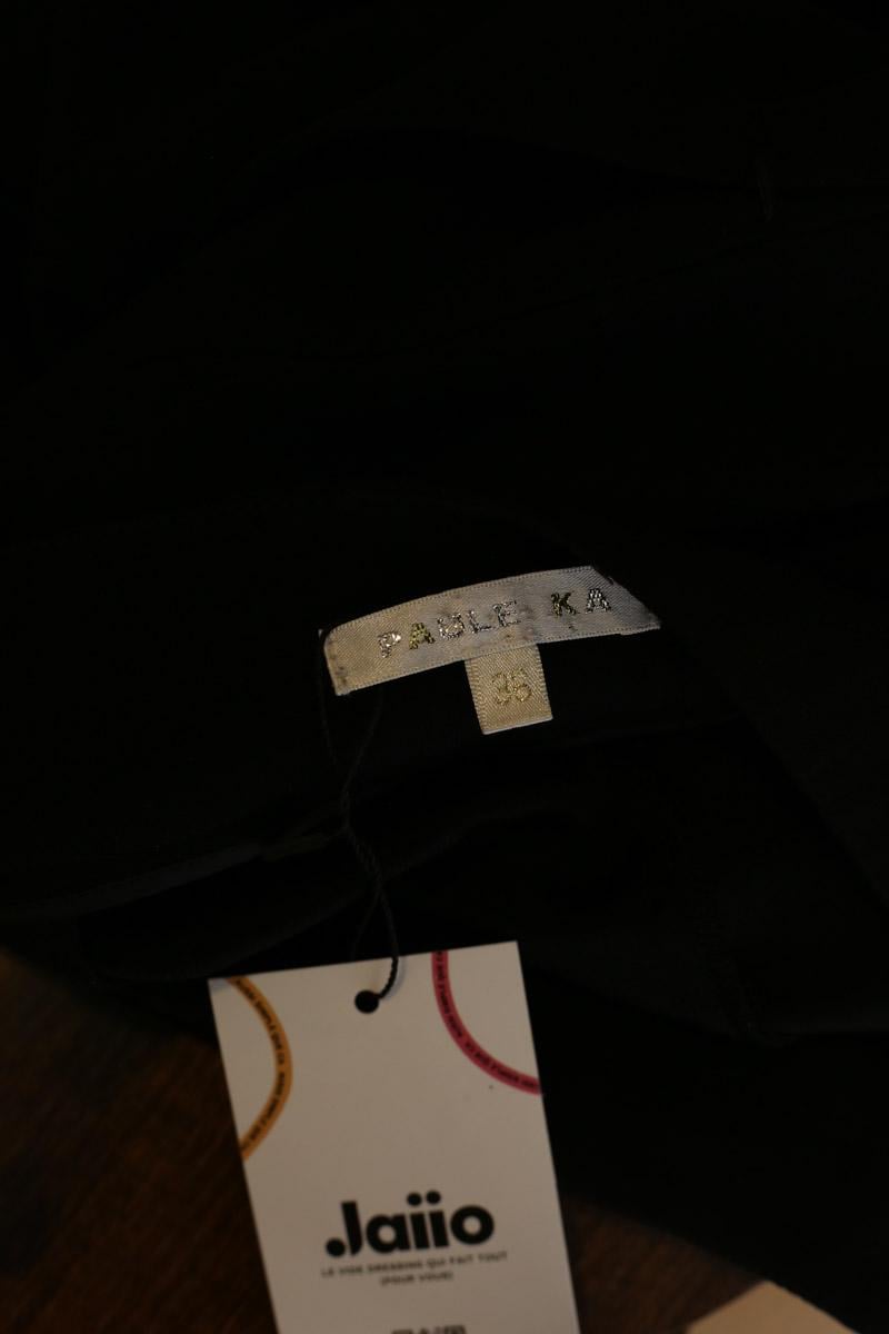 Black straight-leg  pants PAULE KA - Seconde main Black