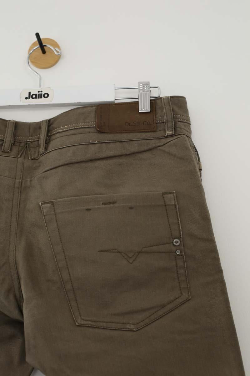 Cotton straight jeans DIESEL  - Seconde Main Brown