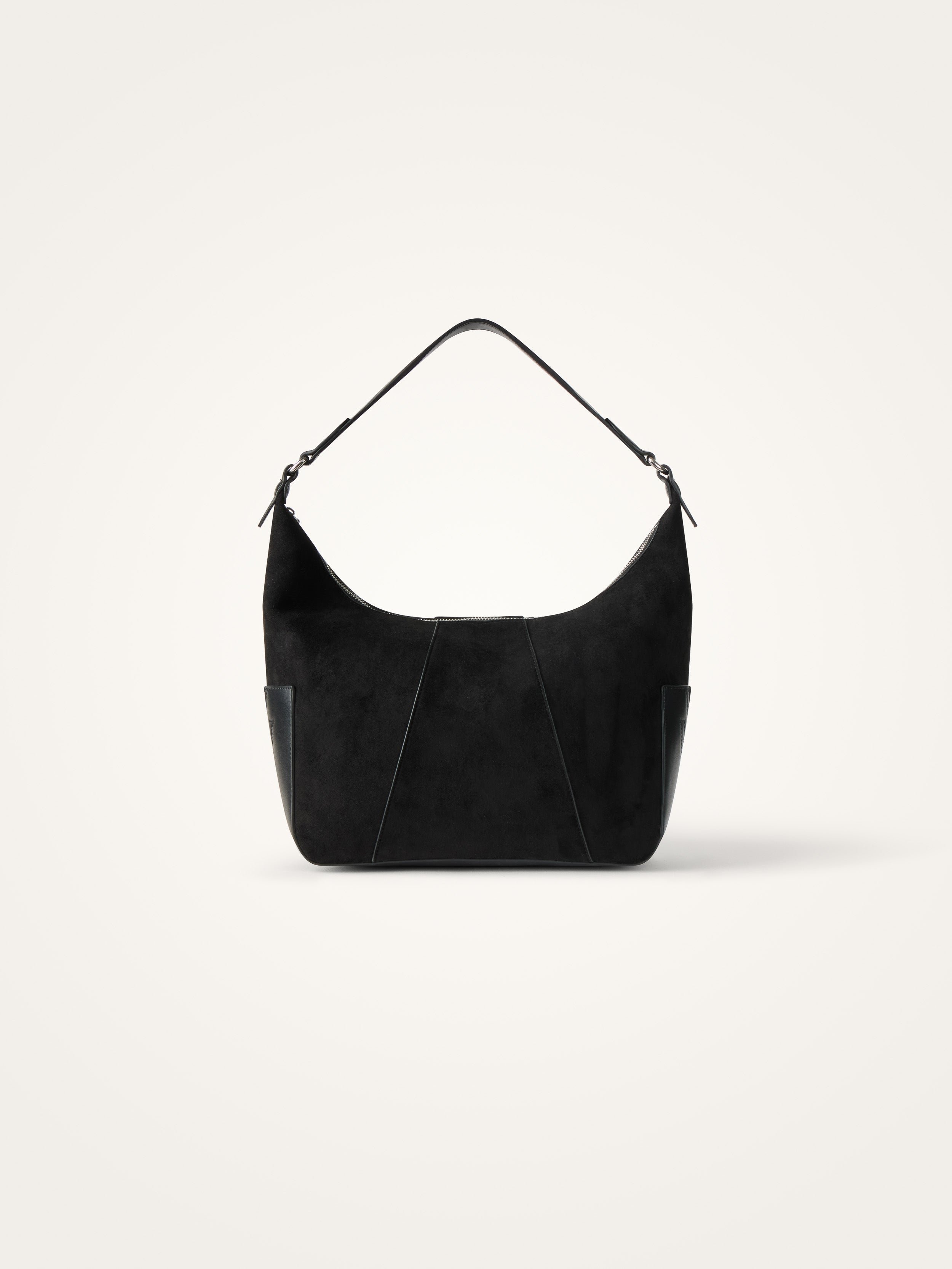 Soft hobo bag EUGENIE Noir