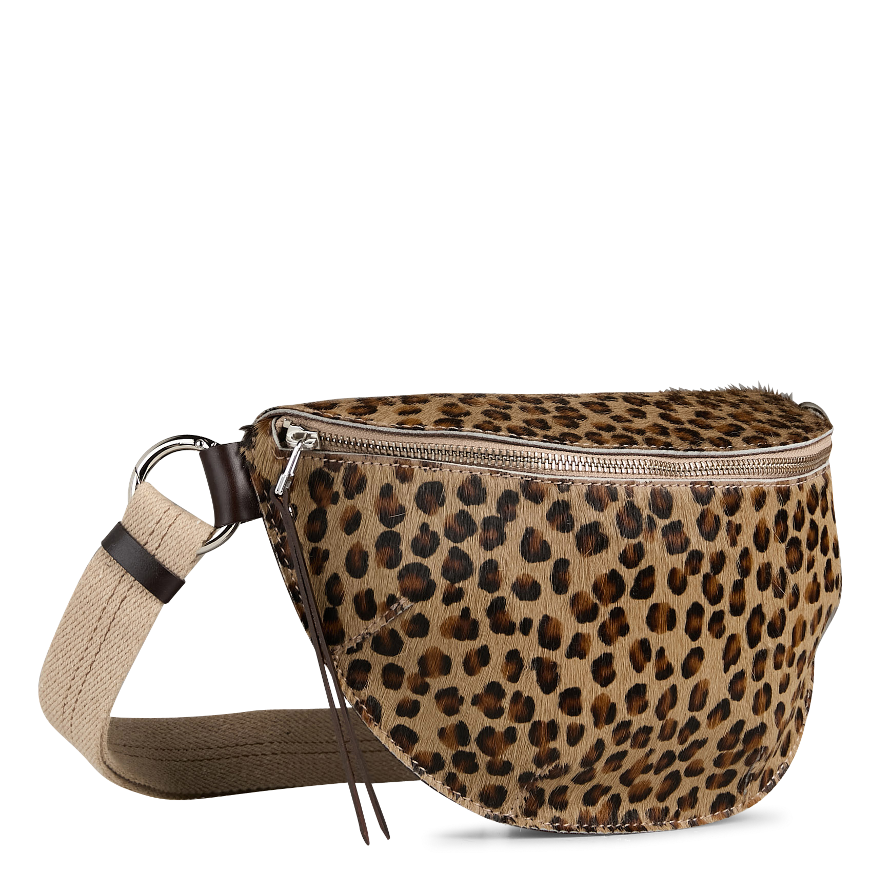 Sac banane léopard en cuir BELLEROSE Multicolore