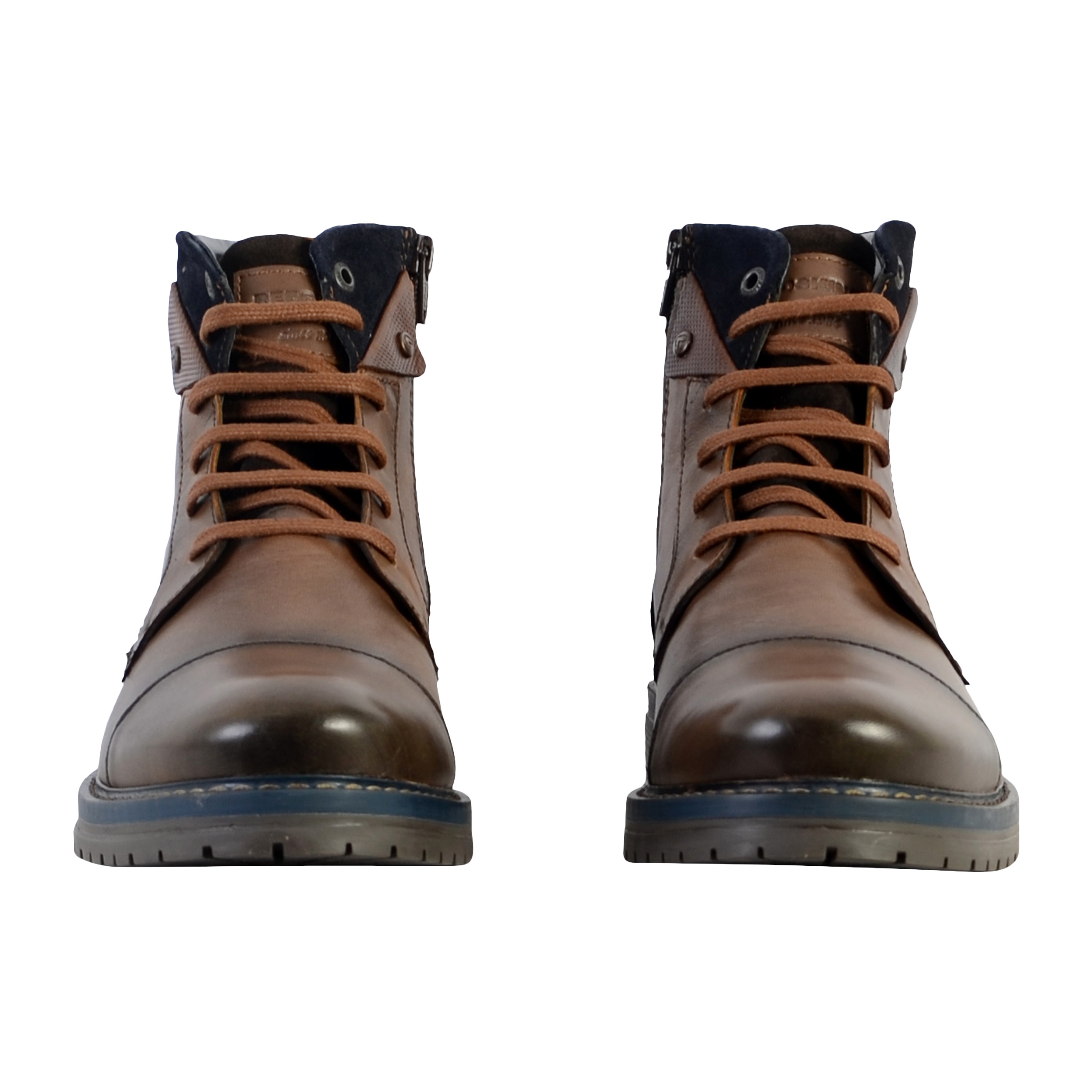 Leather ankle boot REDSKINS Brown