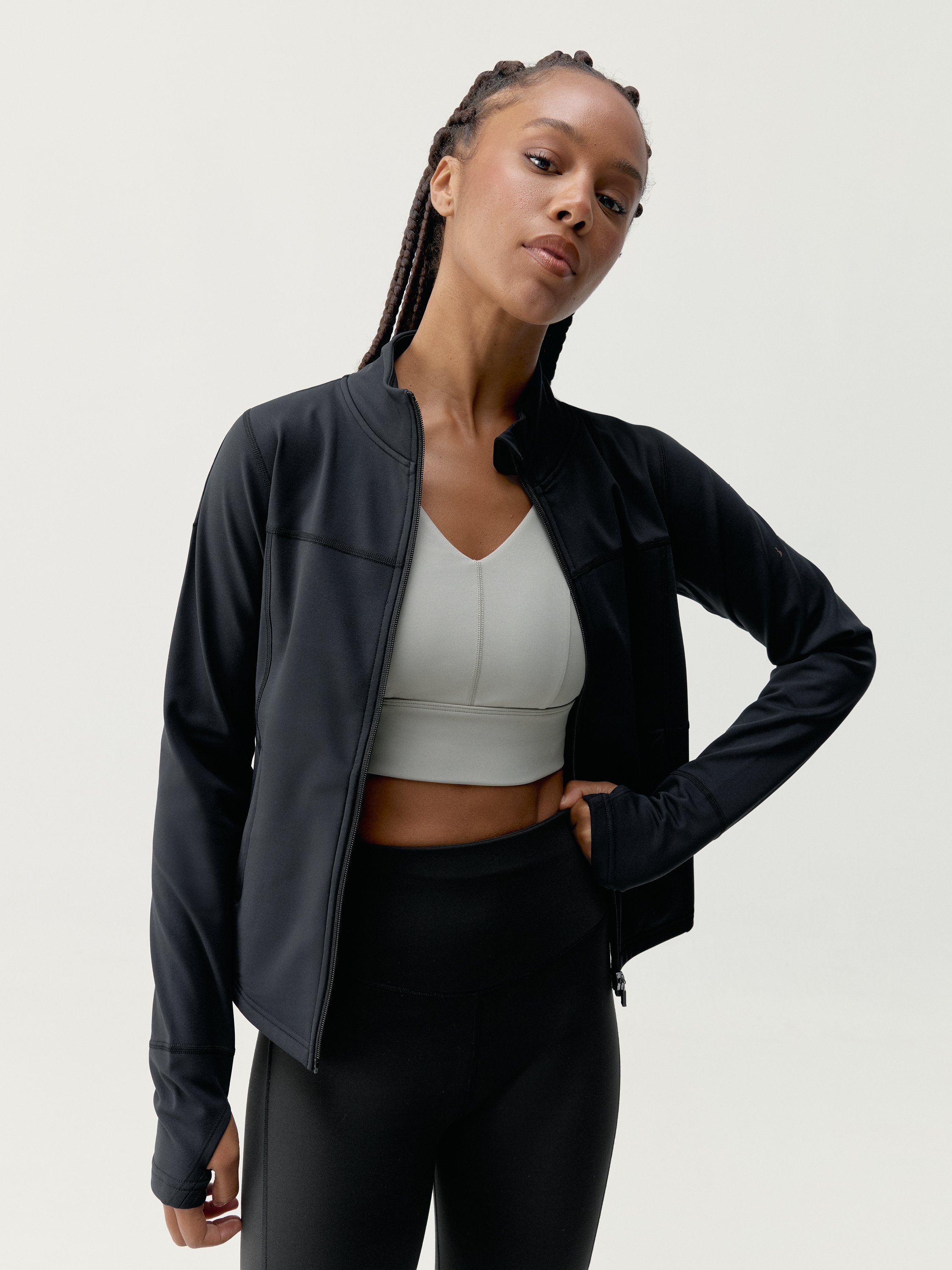 Reversible jacket BORN LIVING YOGA Black