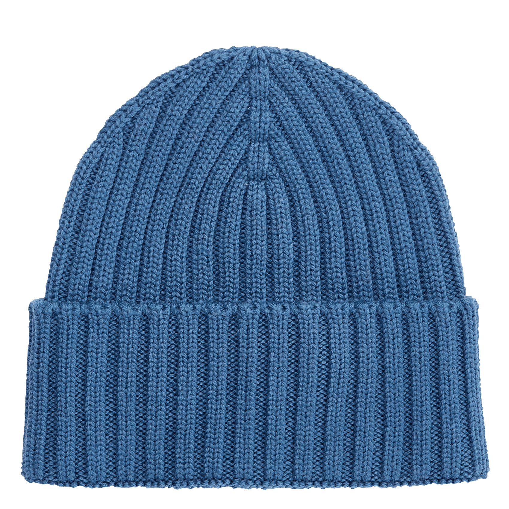 Effen muts van merinowol SAISON 1865 Blauw