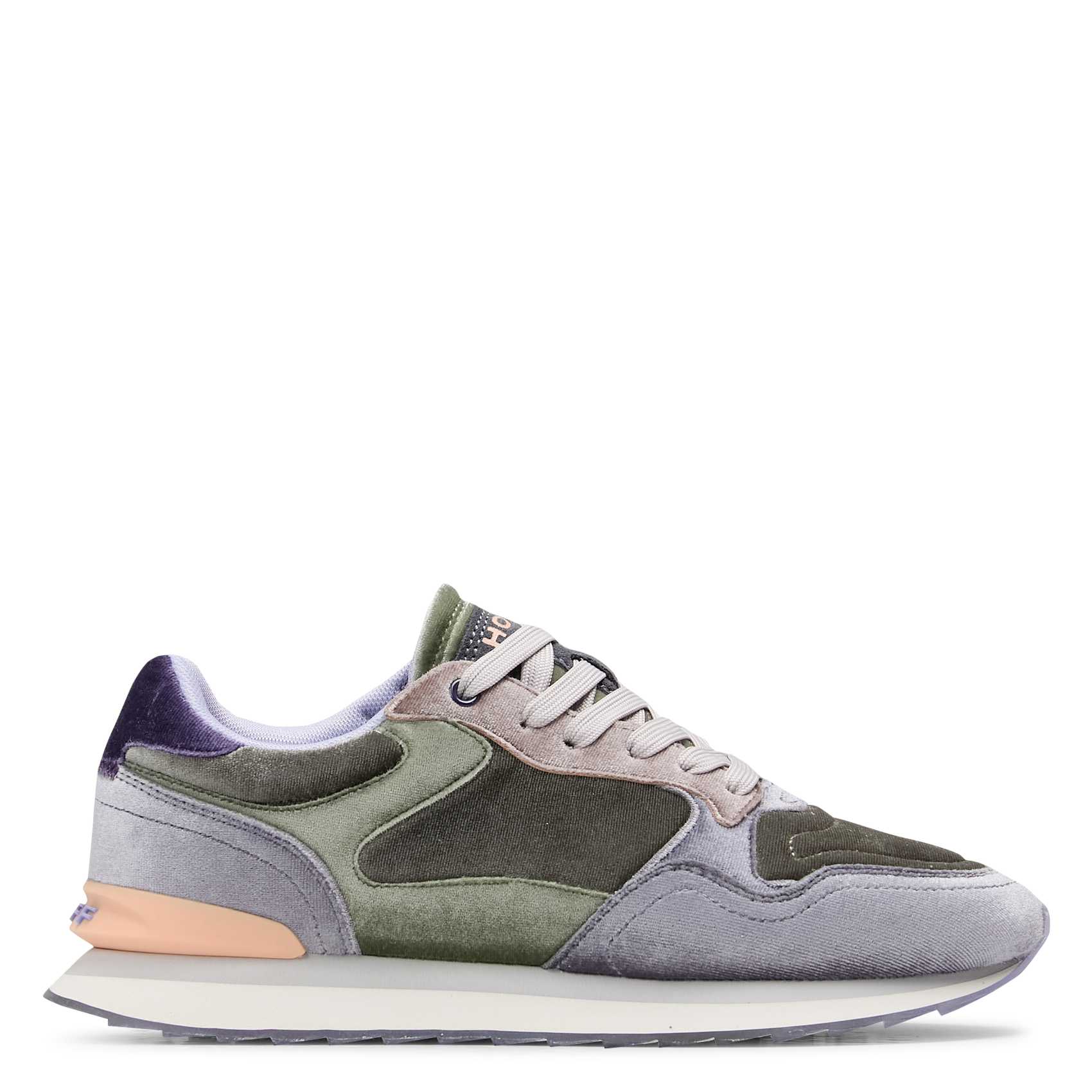 Baskets basses en velours HOFF Vert