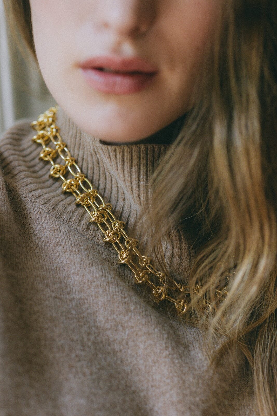 Maxi silver-plated necklace MONSIEUR SIMONE Silver