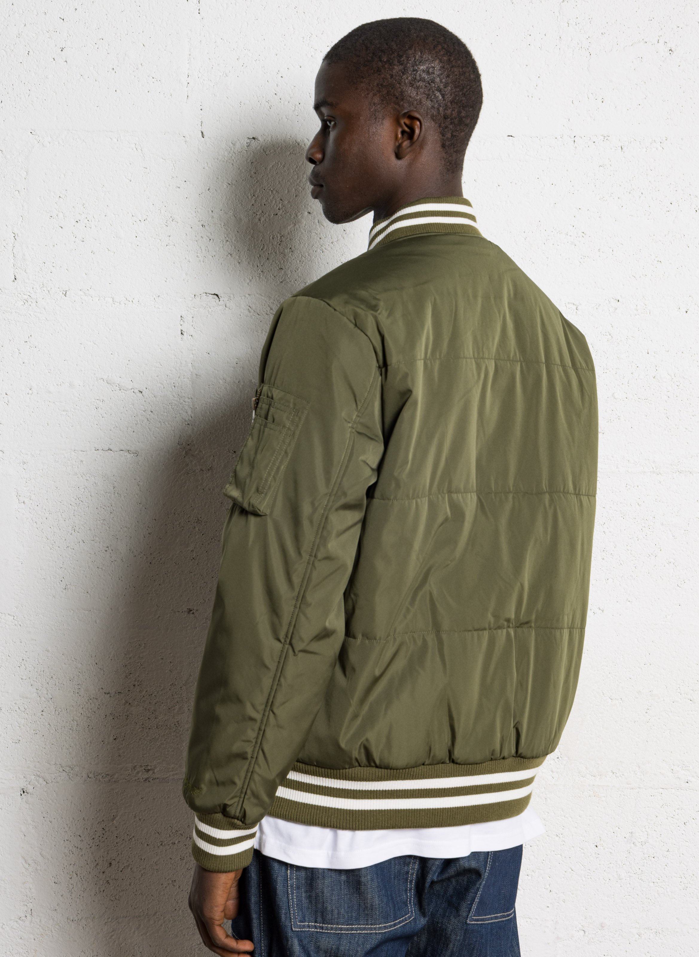 Bombers col rond BOMBERS ORIGINAL Kaki