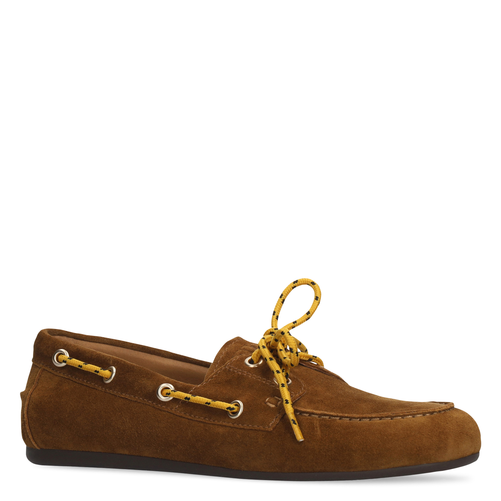 Leather deck shoes BIBI LOU Brown