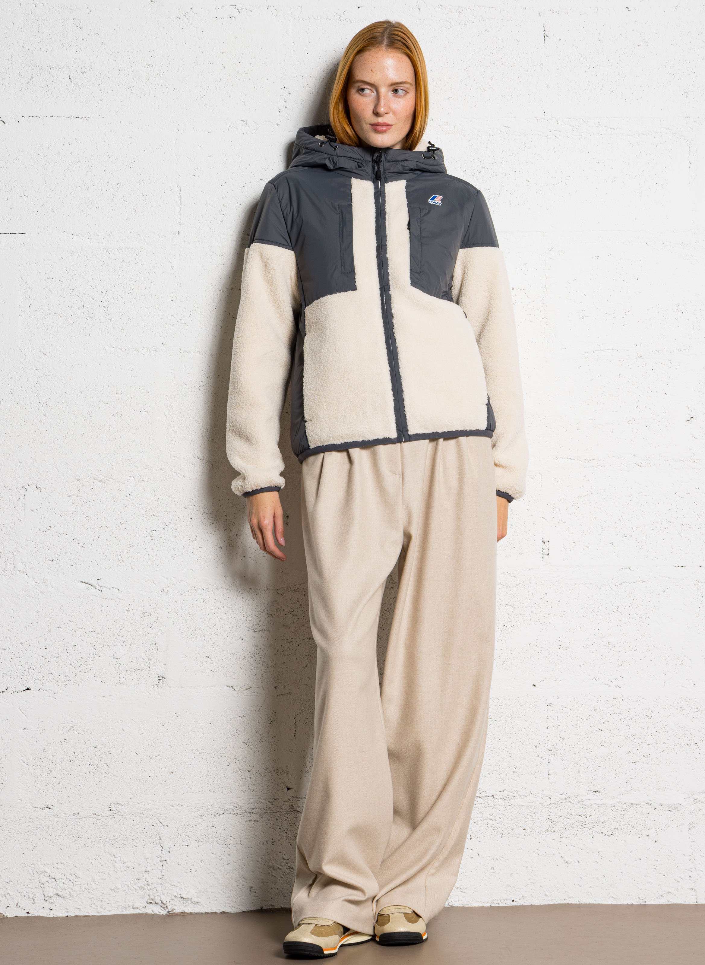 Baskets basses bi-matière VICTORIA Doré