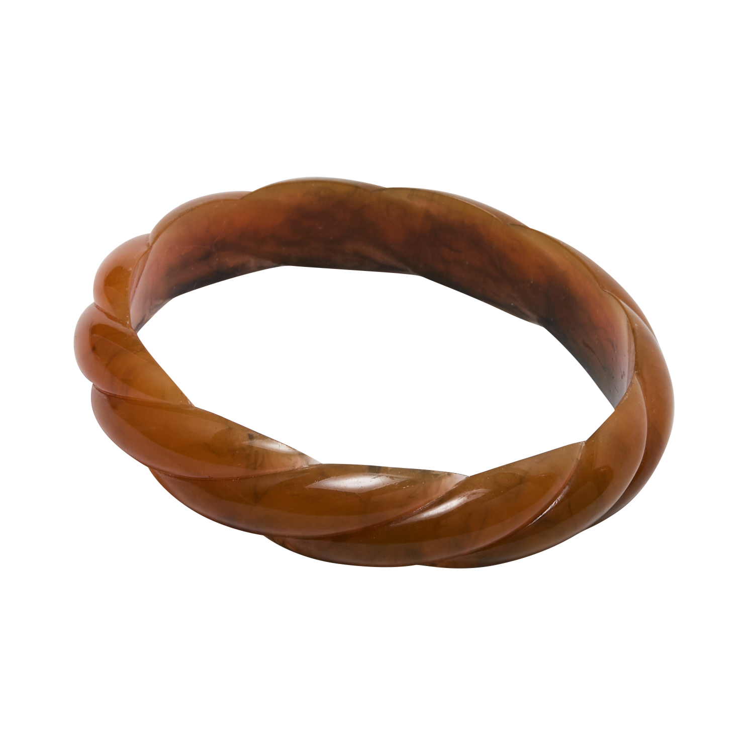 Pulsera brillante FEEKA Marron