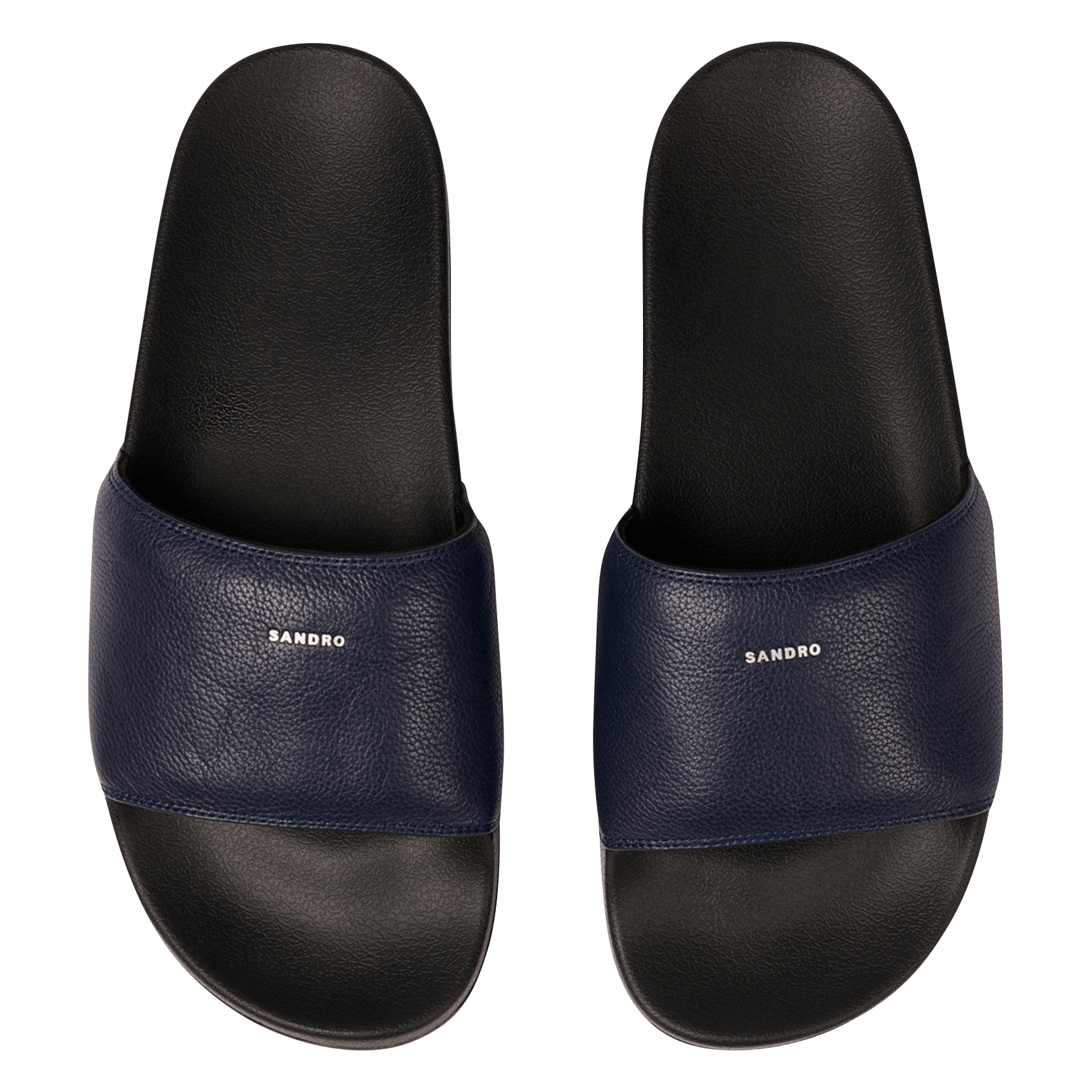 Platte, nerfleren sandalen SANDRO Blauw