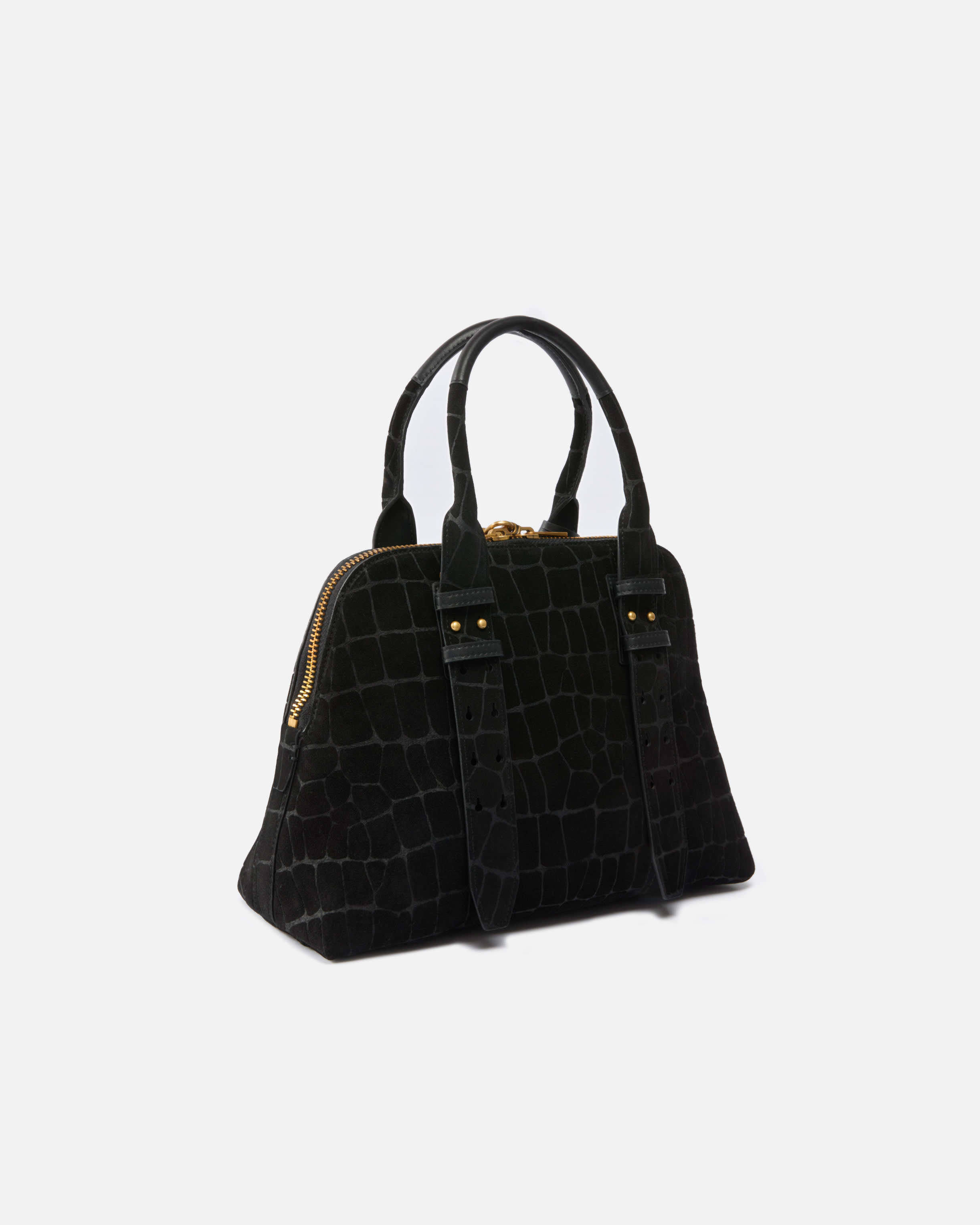 Small escape bag in embossed crocodile leather PINKO Black