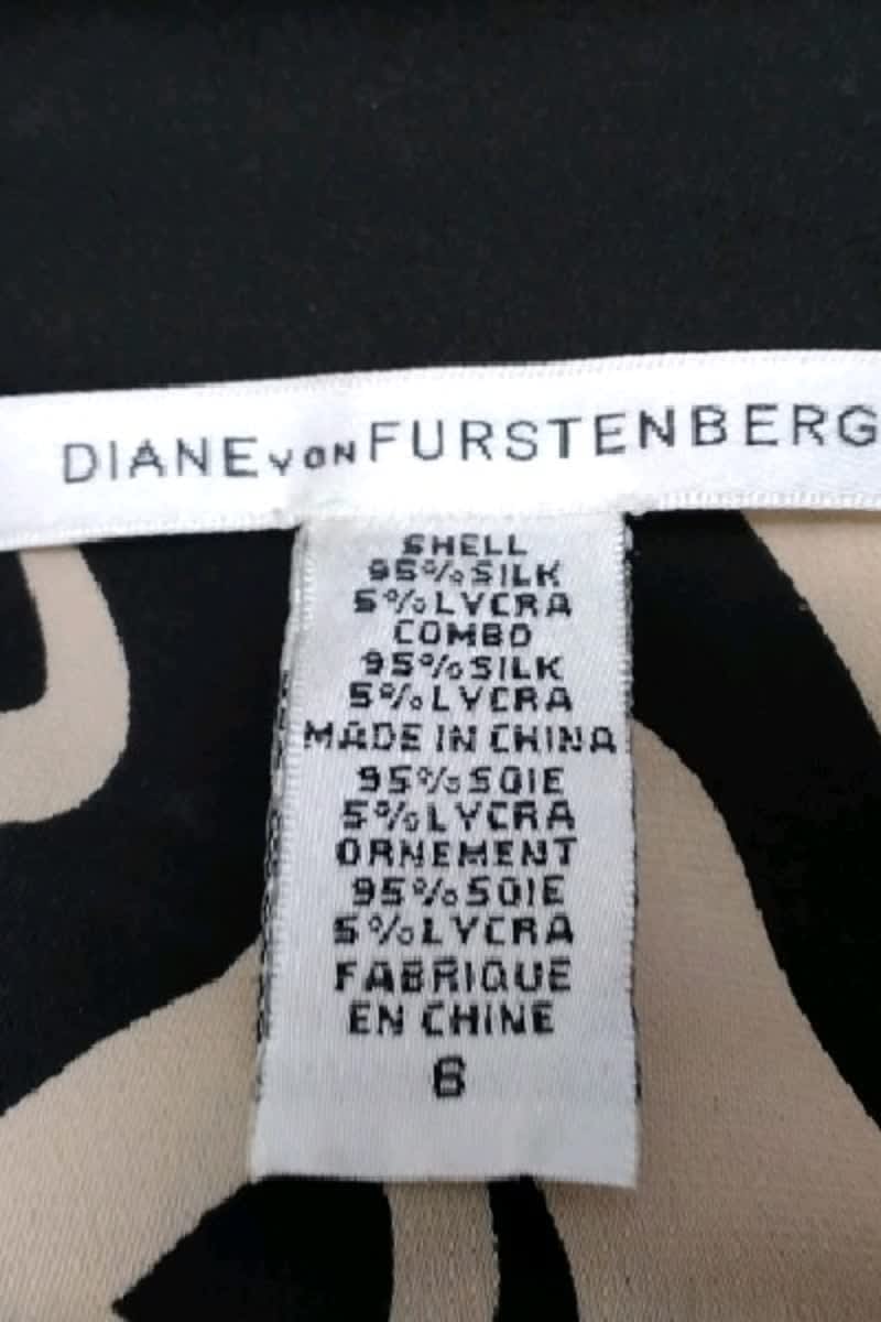 Dress DIANE VON FURSTENBERG - Seconde Main Beige