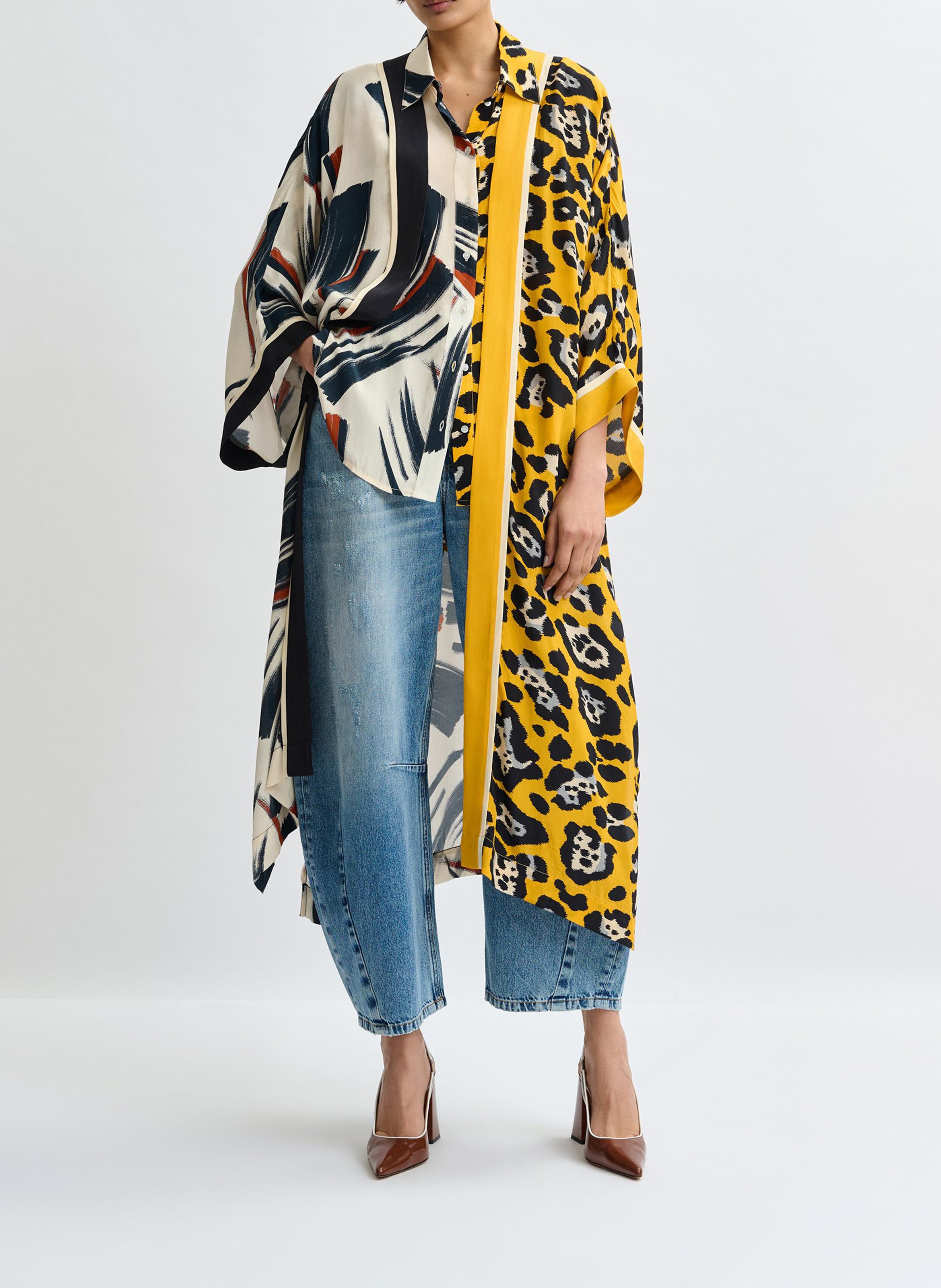 Kimono imprimé ESSENTIEL ANTWERP Multicolore
