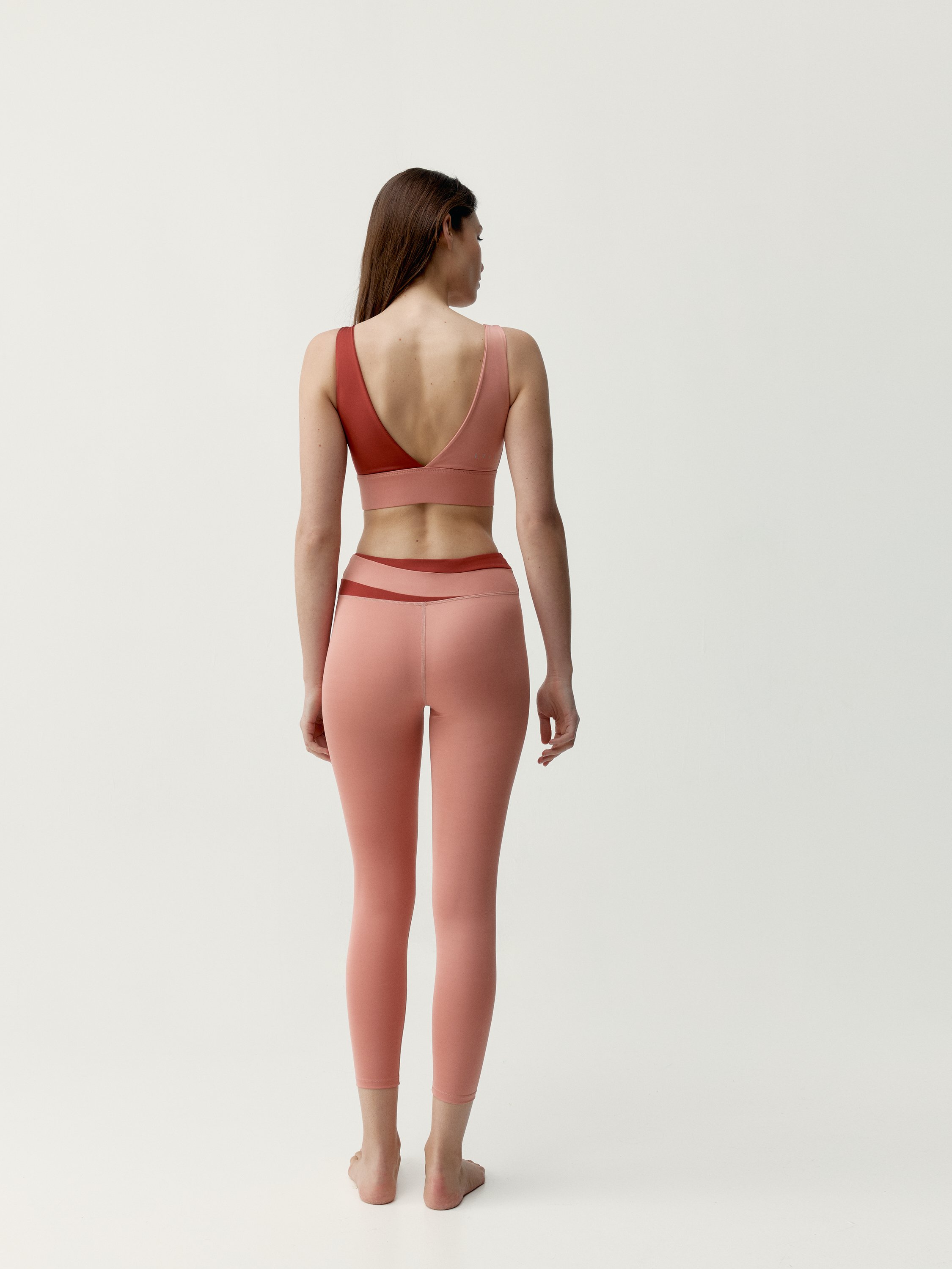 Brassière de sport réversible performance fixation moyenne kate BORN Orange