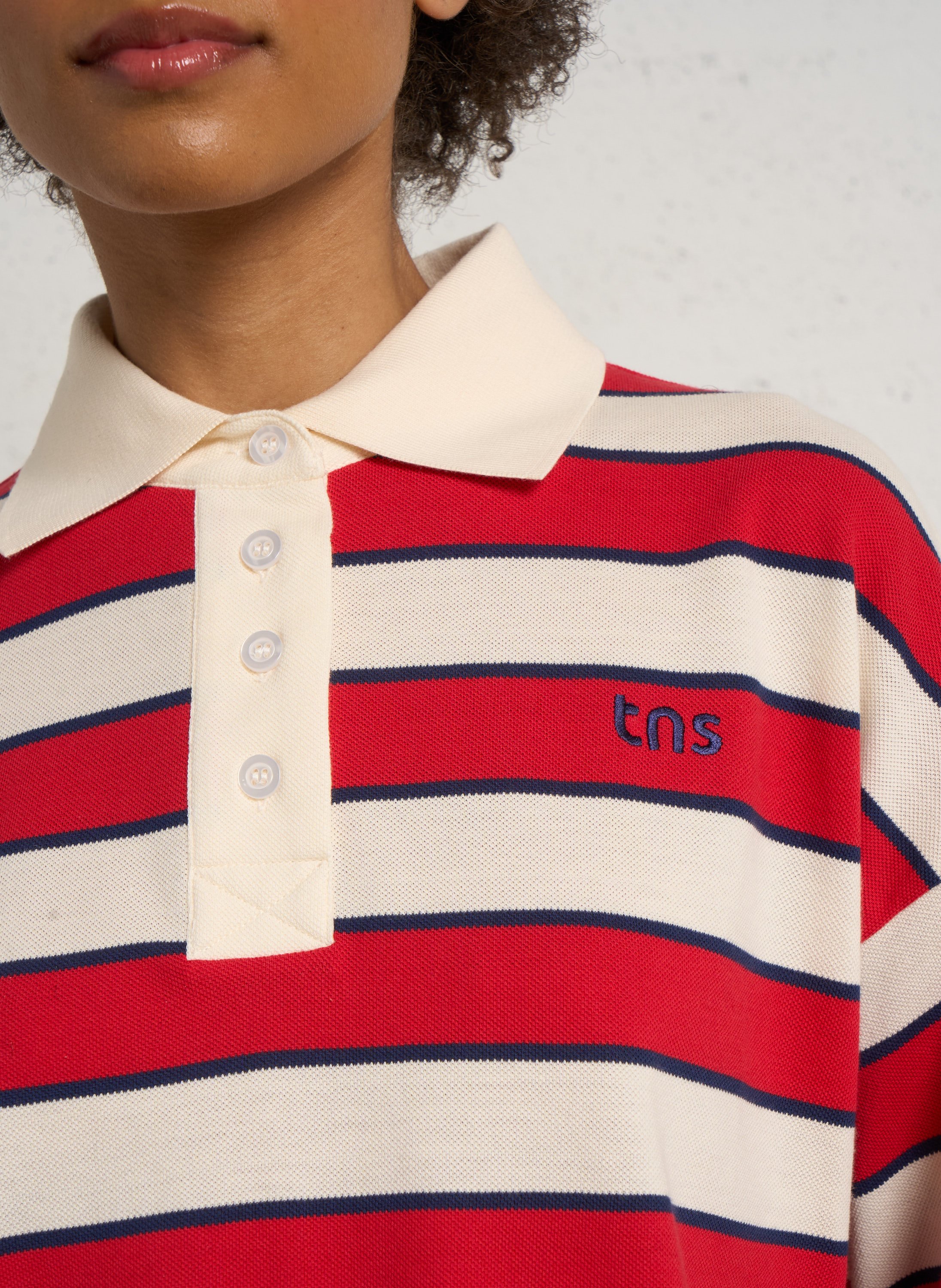 Polo-Stricktop THE NEW SOCIETY Rot