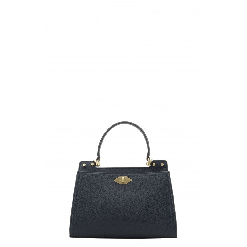 Handbag in calfskin Blue
