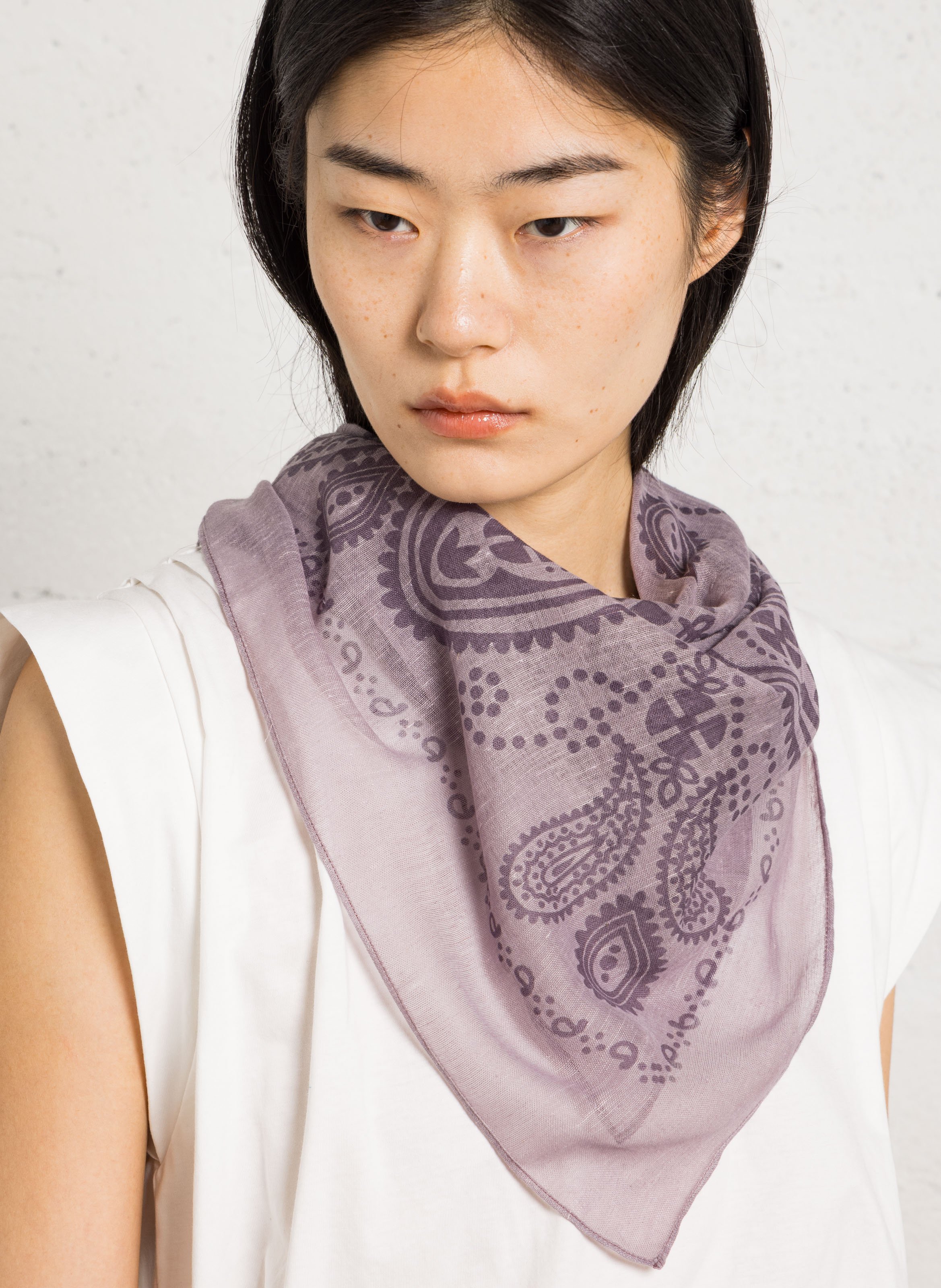 Tuch aus Baumwoll-Mix mit Print SUD EXPRESS