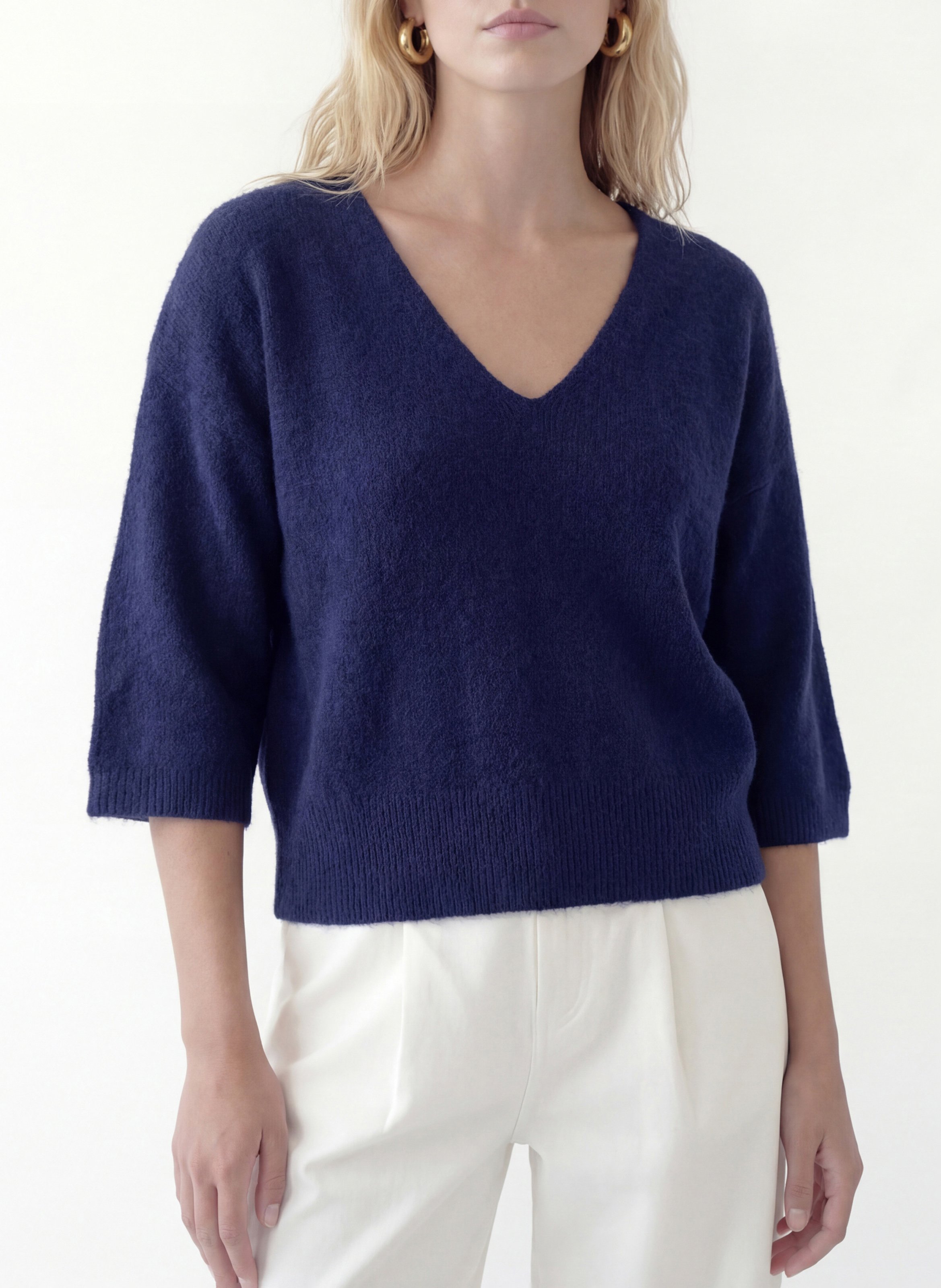 Pullover mit V-Ausschnitt KOOKAI Blau