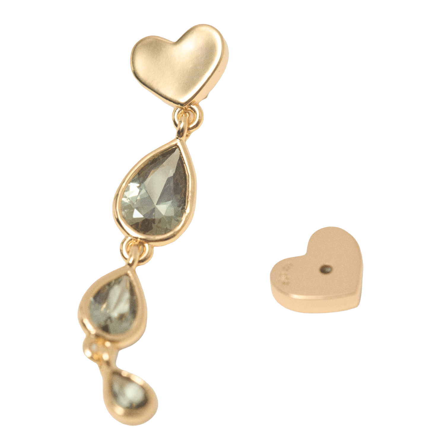 Oorbellen met print MAJE Goudkleurig